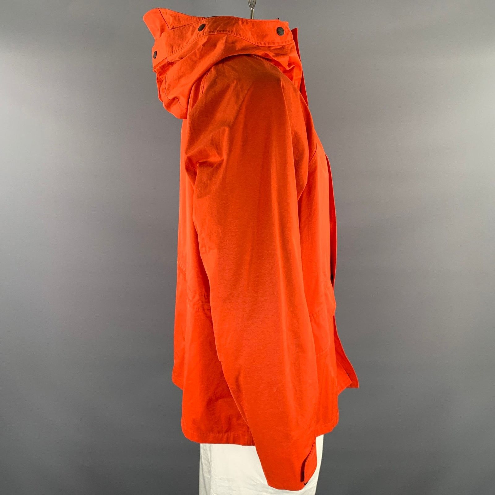 Rag & Bone RAG & BONE Size L Orange Cotton Polyester Parka Jacket Size US L / EU 52-54 / 3 - 3 Thumbnail