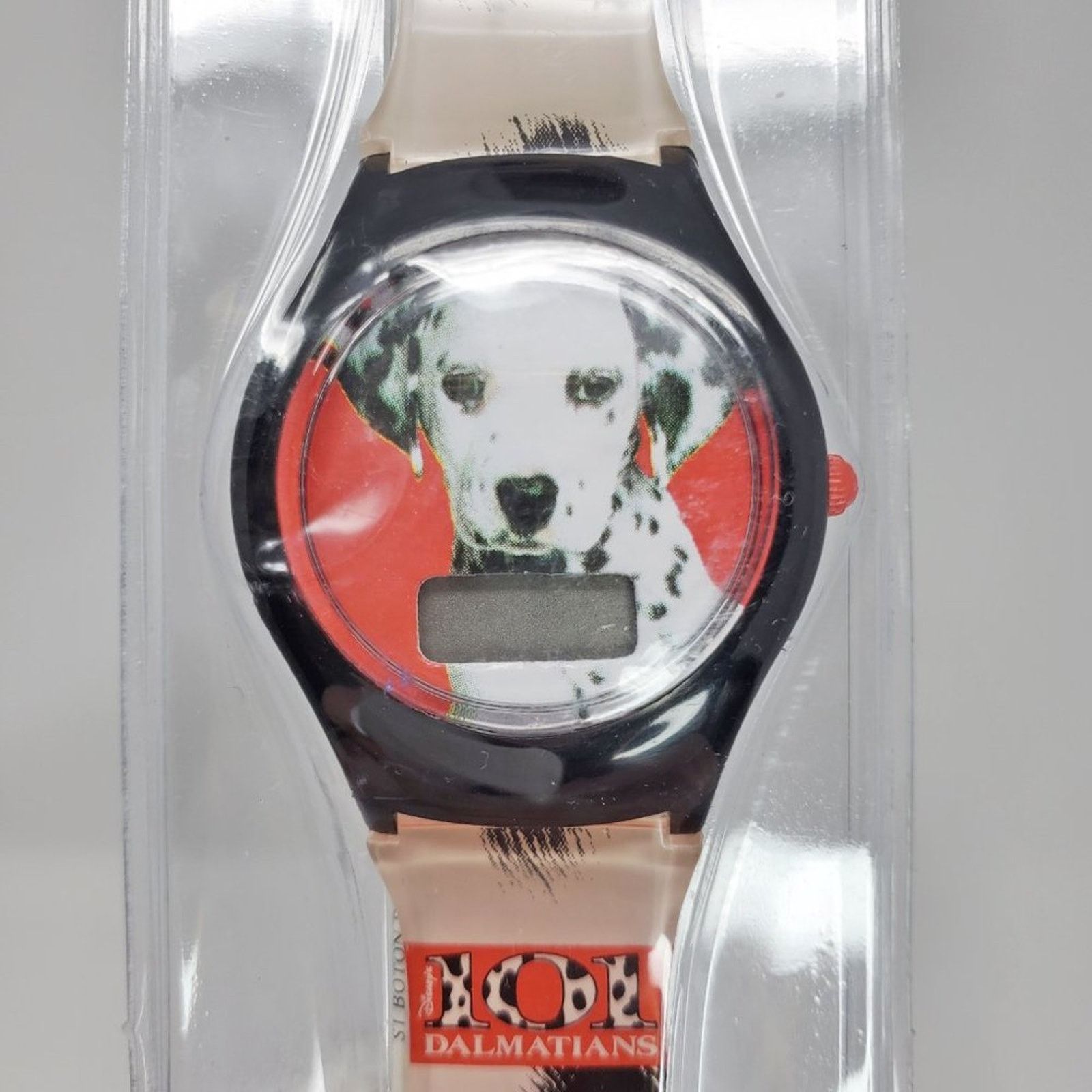Disney Disney 101 Dalmatians Vintage LCD Digital Plastic Watch Size 38 - 6 Thumbnail