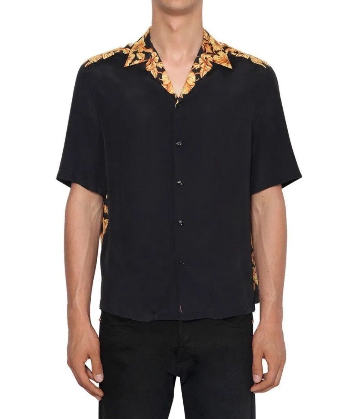 Versace NWT $370 VERSACE JEANS COUTURE Shirts In Black Size US XS / EU 42 / 0 - 4 Thumbnail