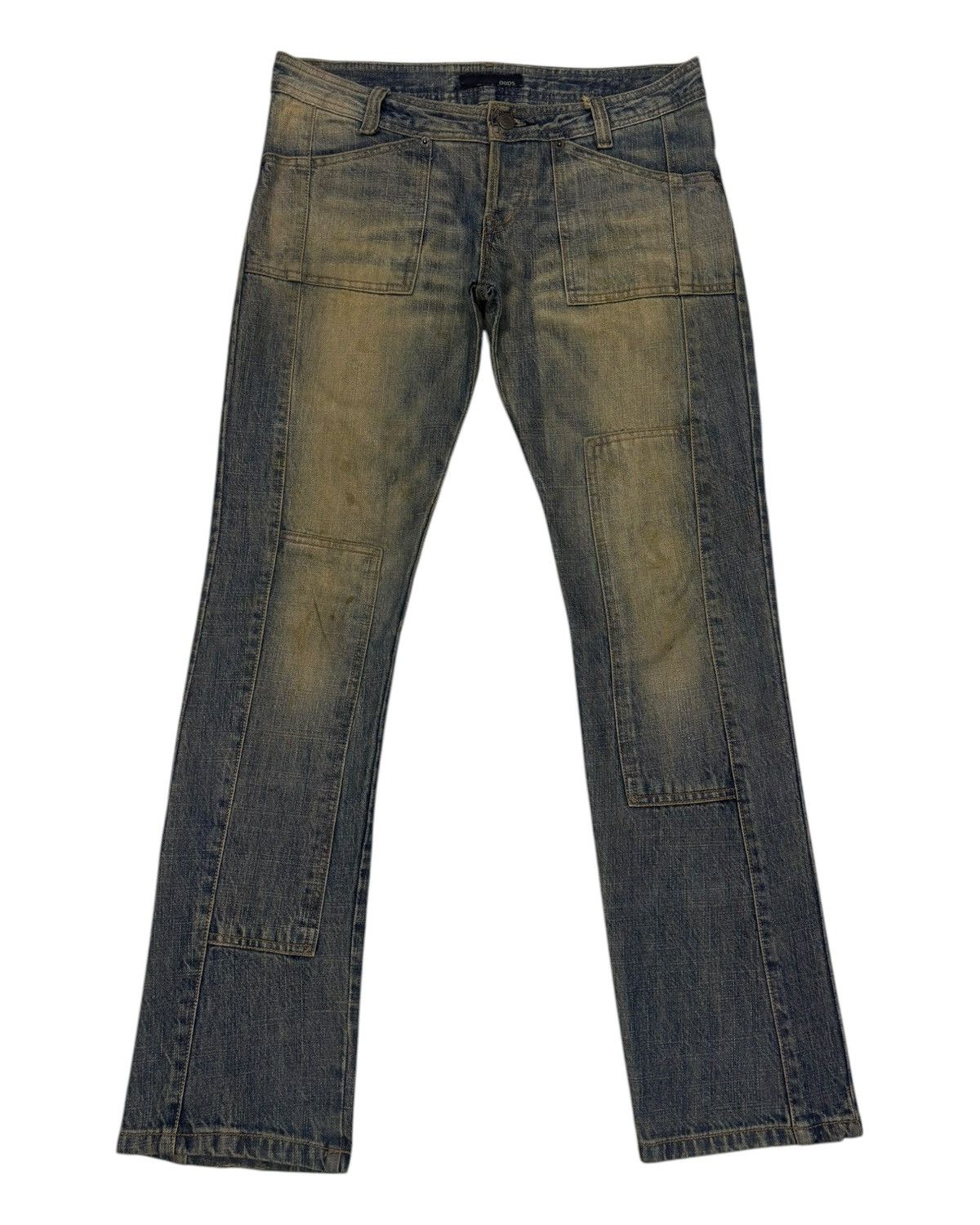 If Six Was Nine Vintage Japanese Kinky Style Mud Wash Jeans Oops West Point Size 32" / US 10 / IT 46 - 7 Thumbnail