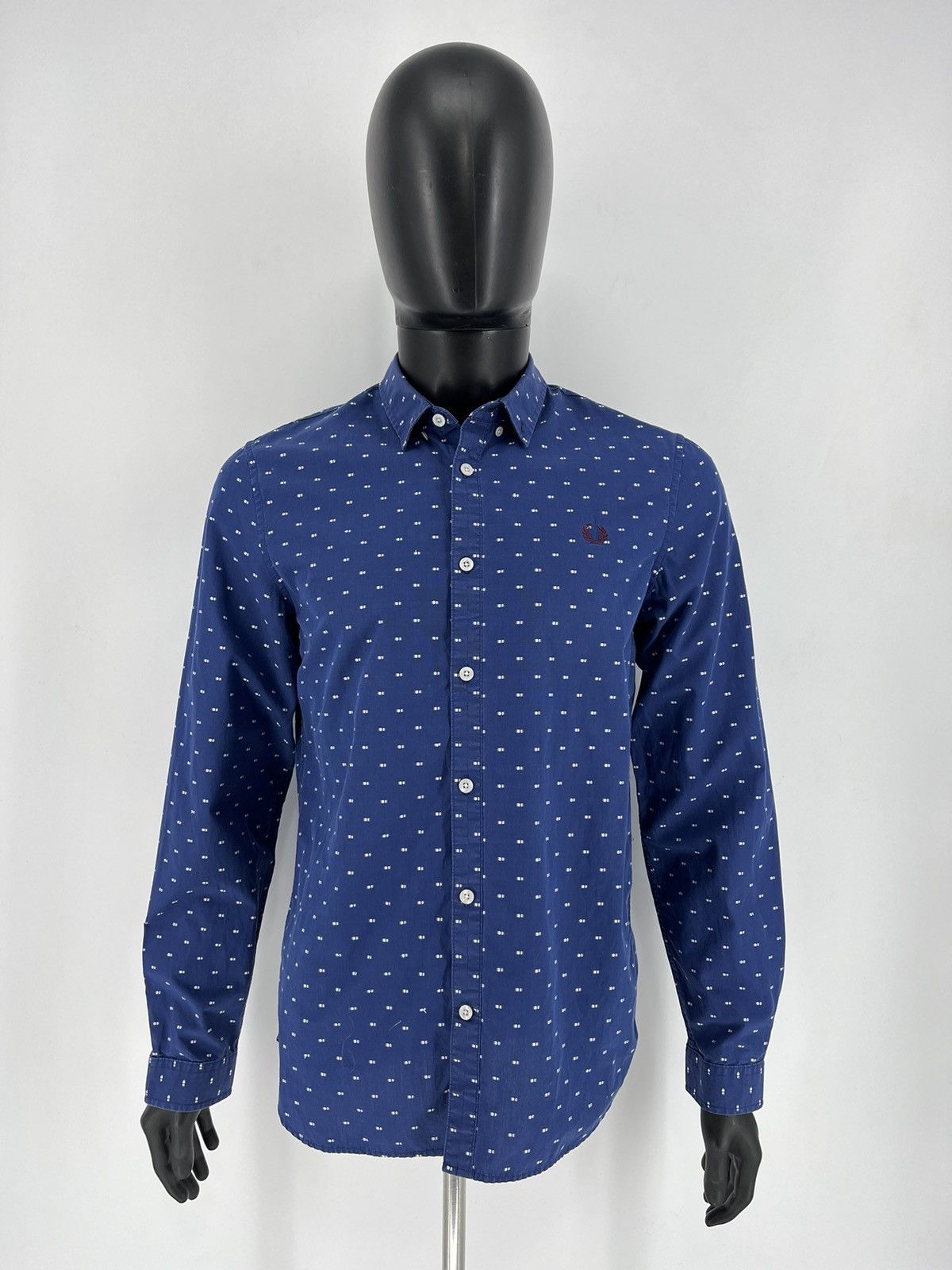 Fred Perry × Vintage Vintage FRED PERRY Long Sleeve Button Down Shirt Size US M / EU 48-50 / 2 - 2 Thumbnail