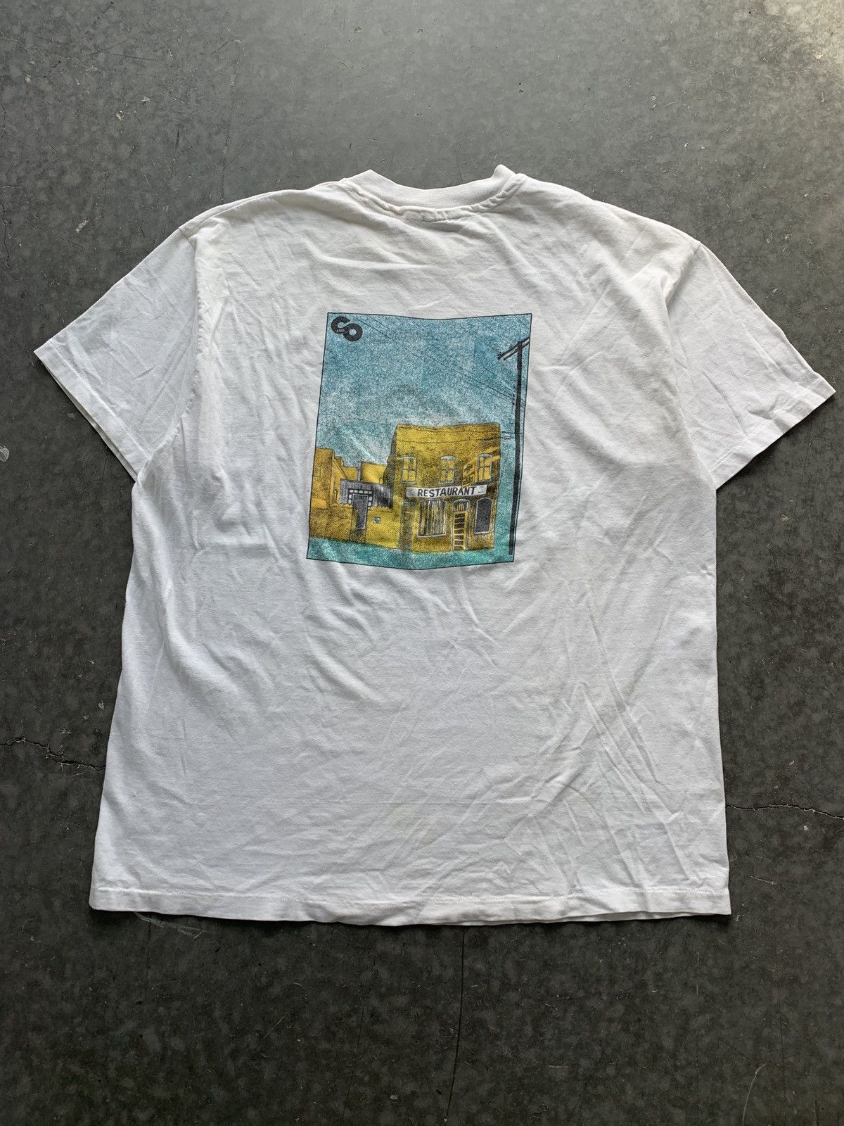 Hanes × Vintage Vintage 90s C & O Restaurant Graphic Tee Size US XL / EU 56 / 4 - 1 Thumbnail
