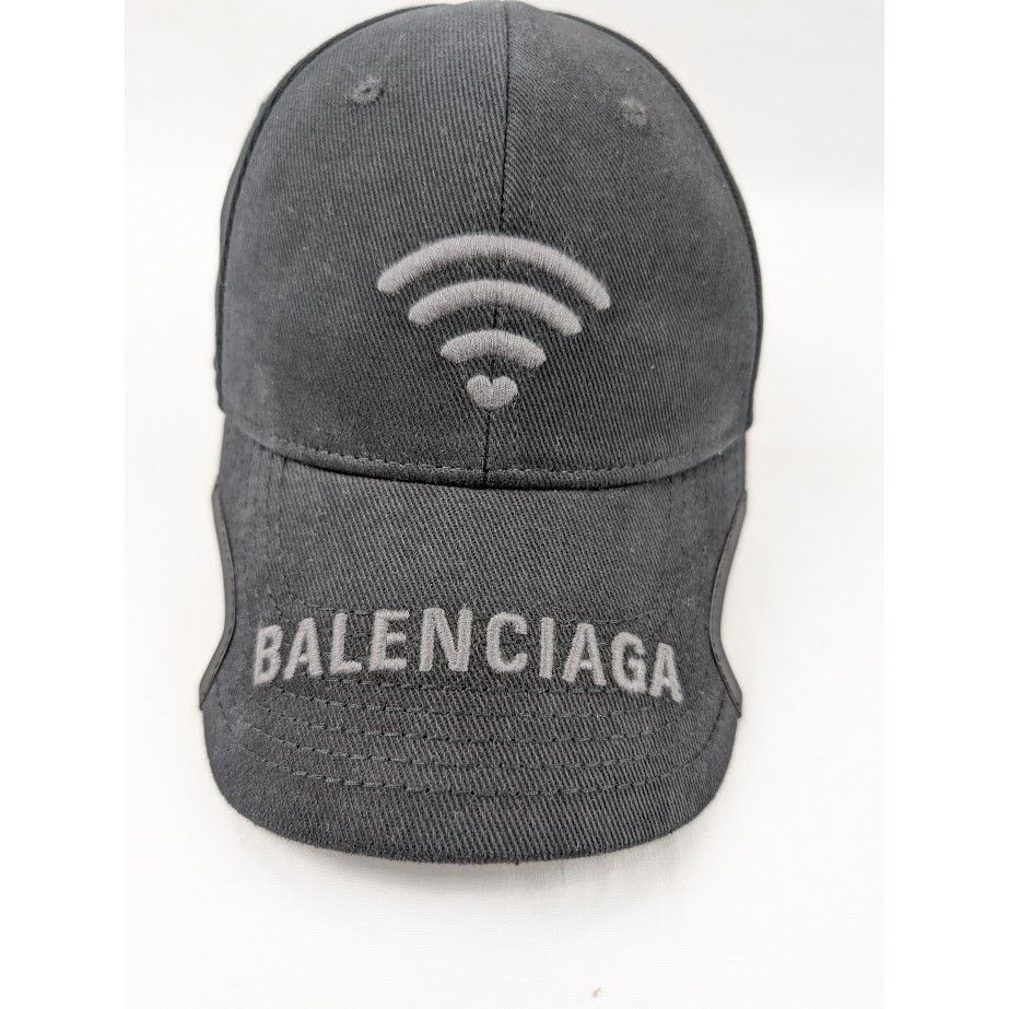 Balenciaga o1rshd1 Size:M / Cap / Hat in Black/Grey Size ONE SIZE - 3 Thumbnail