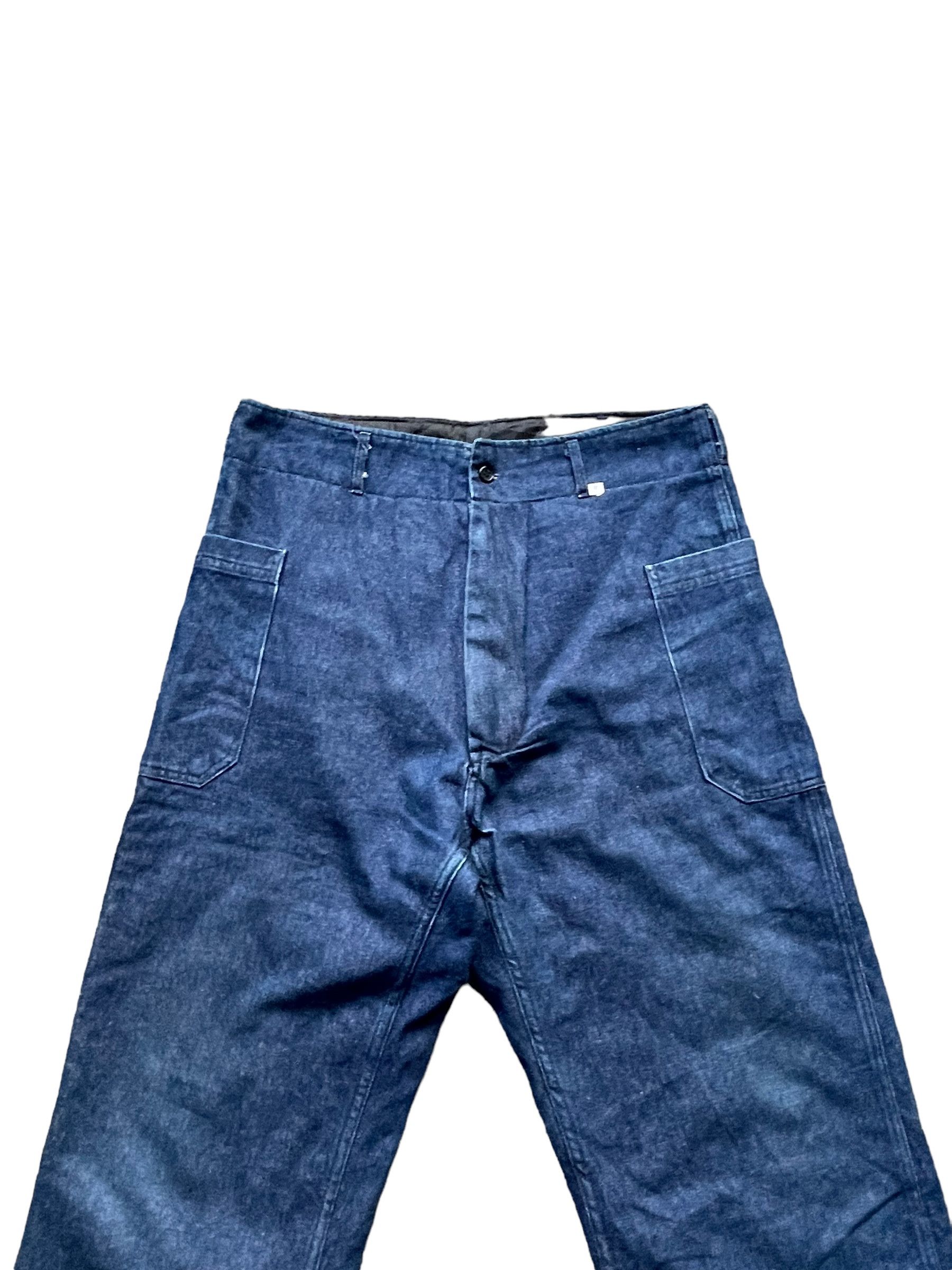 Japanese Brand × Vintage Vintage Japanese Unknown Brand Worker Insulted Denim Size US 34 / EU 50 - 2 Thumbnail