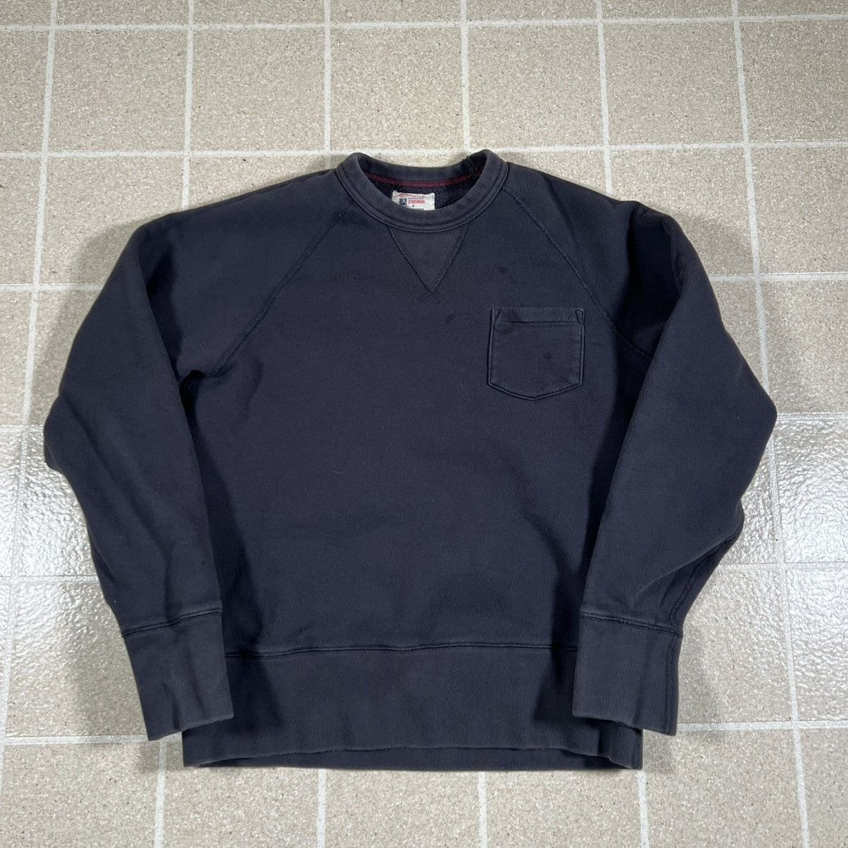 Champion × Todd Snyder Todd Snyder Champion Men S Blue Pocket Sweatshirt Raglan Size US S / EU 44-46 / 1 - 1 Thumbnail