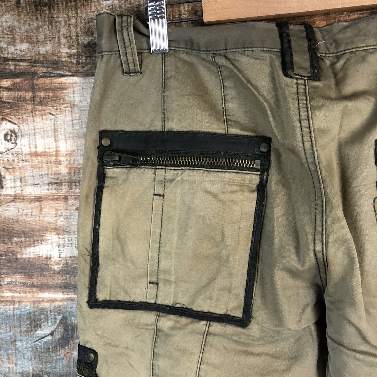 Faded Glory Ikca utility tactical punk Cargo Multipocket Pants #A1399 Size US 31 - 17 Thumbnail