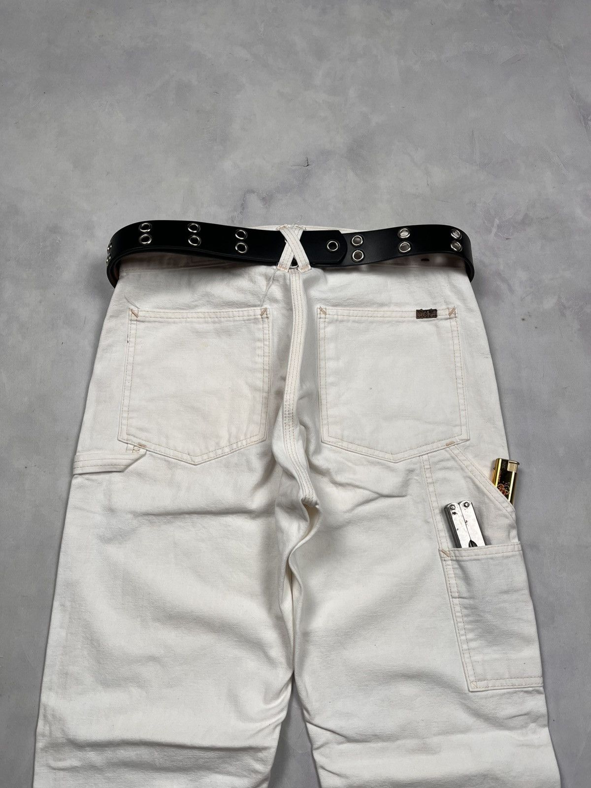 Orslow Vtg Orslow Carpenter Pants White Size US 29 - 5 Thumbnail