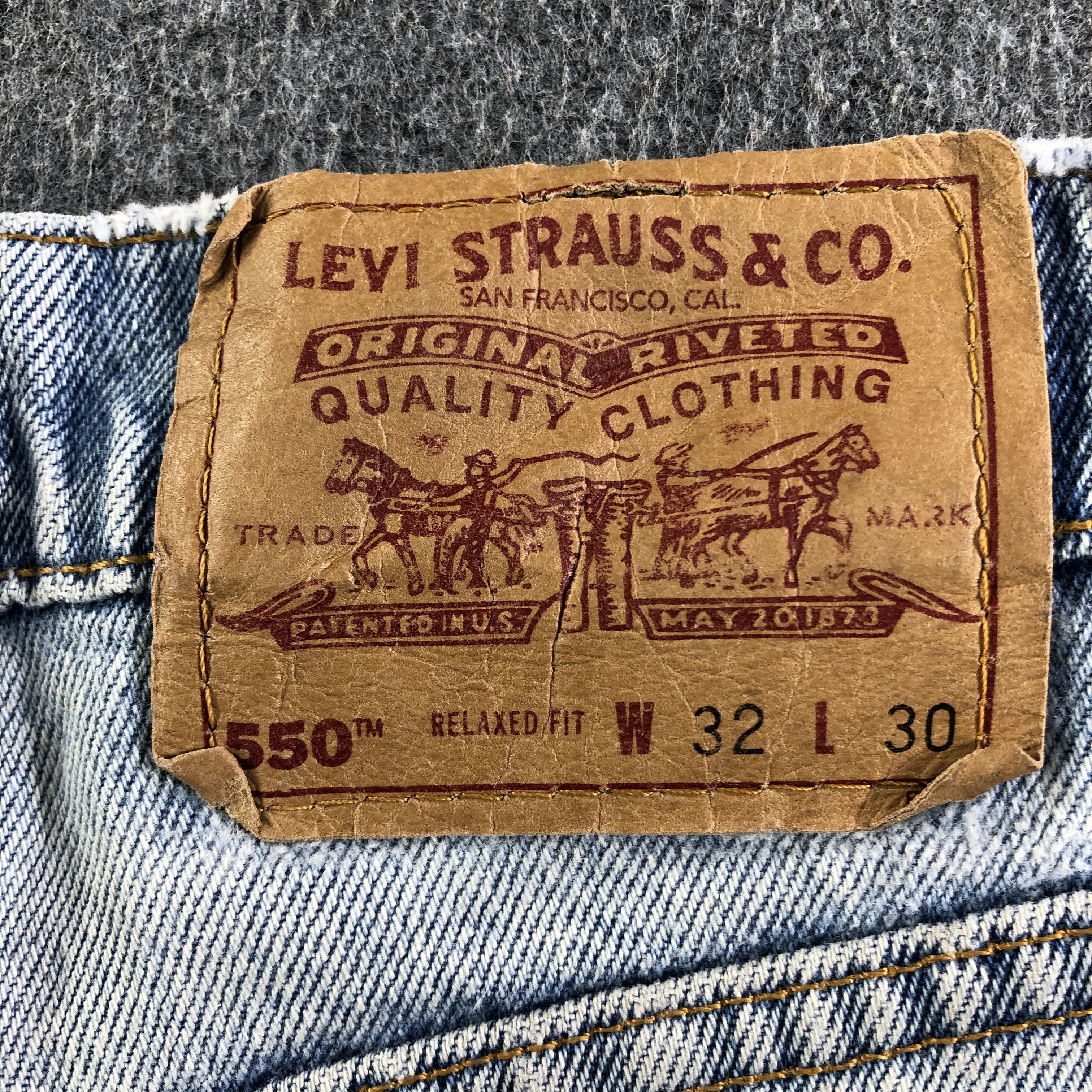 Levi's Vintage Light Wash Levis 550 Jeans-J3480 Size US 32 / EU 48 - 5 Thumbnail