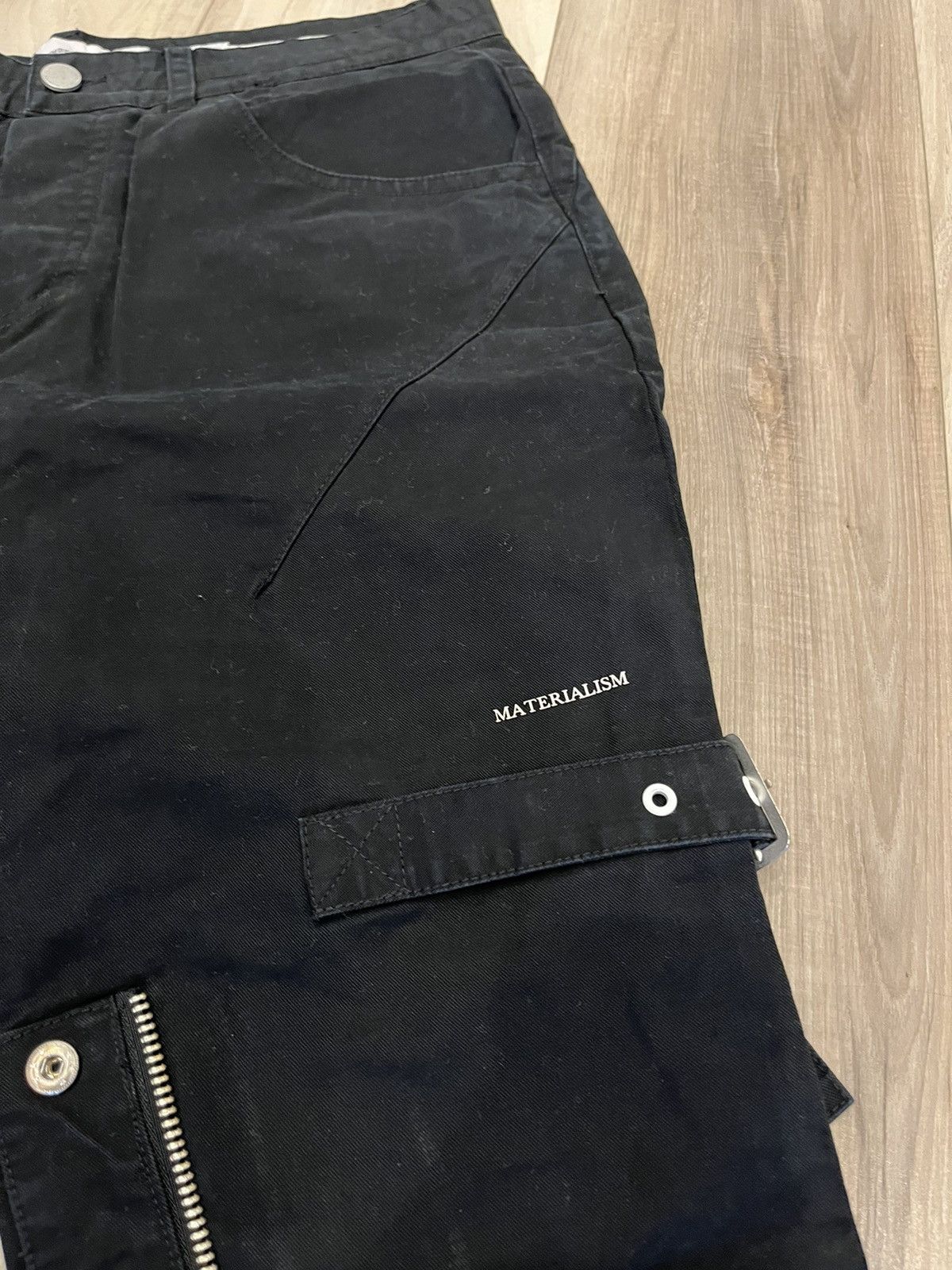 number nine × c2h4 Docking Cargo Pants C2H4 - Number (N)ine x C2H4 Guitar Blueprint Punk Cargo Pants | HBX