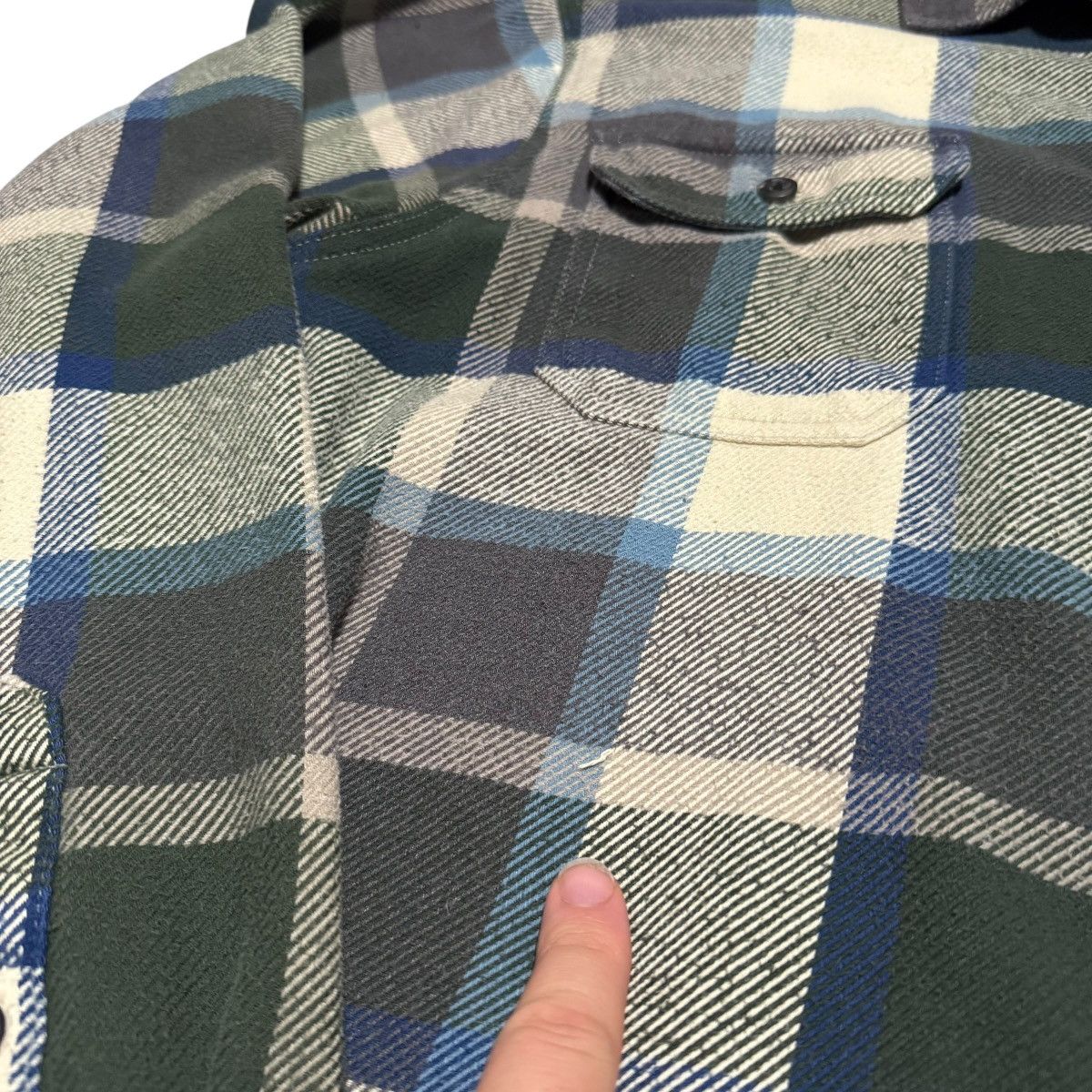 Orvis Orvis Flannel Heavyweight Plaid Button Down Shirt Men's 2XL Size US XXL / EU 58 / 5 - 3 Thumbnail