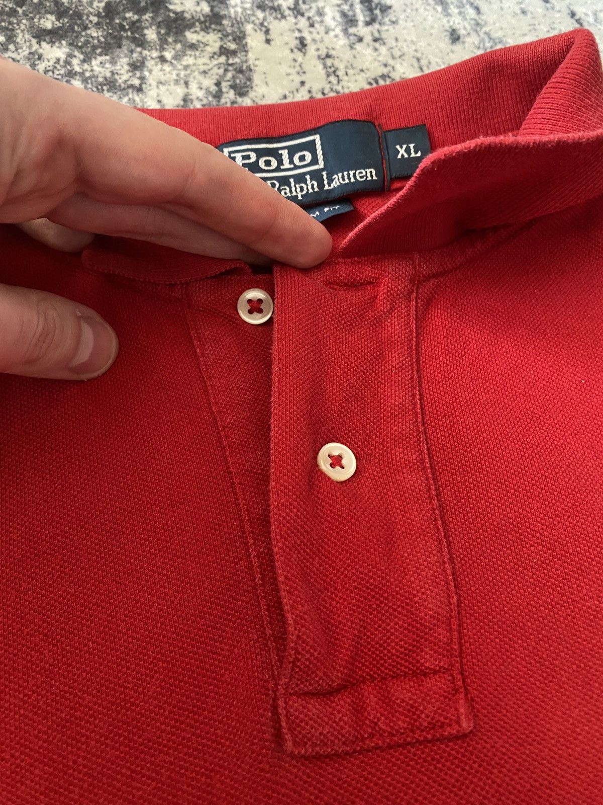 Ralph Lauren × Vintage Vintage big pony drip ralph lauren number on back polo shirt Size US XL / EU 56 / 4 - 8 Thumbnail