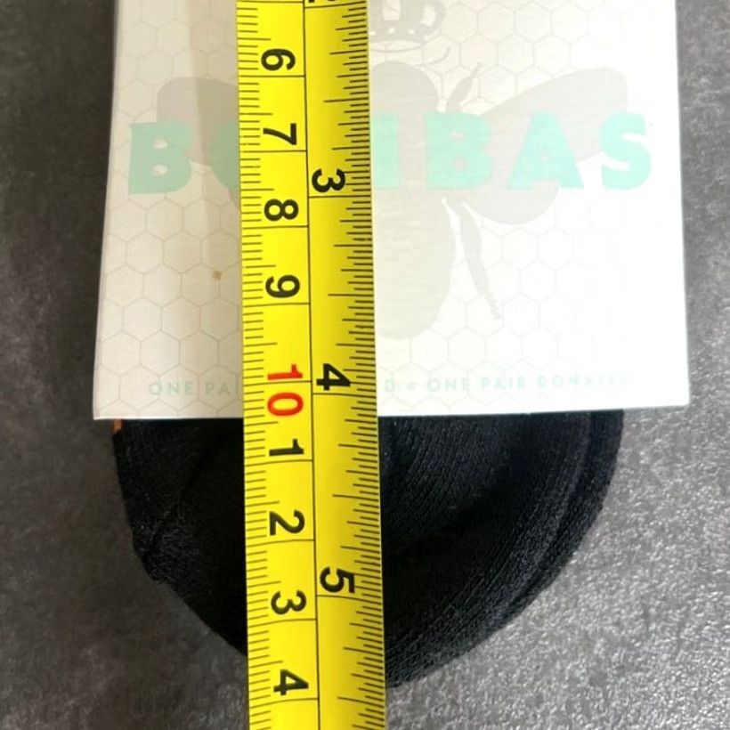 Vintage Bombas Socks Black XS Polyester One Pair NWT Size ONE SIZE - 3 Thumbnail