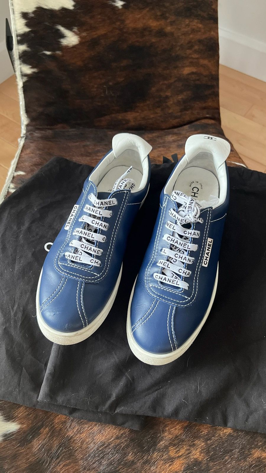 Chanel Chanel blue weekender sneakers Size US 9 / EU 42 - 1 Thumbnail