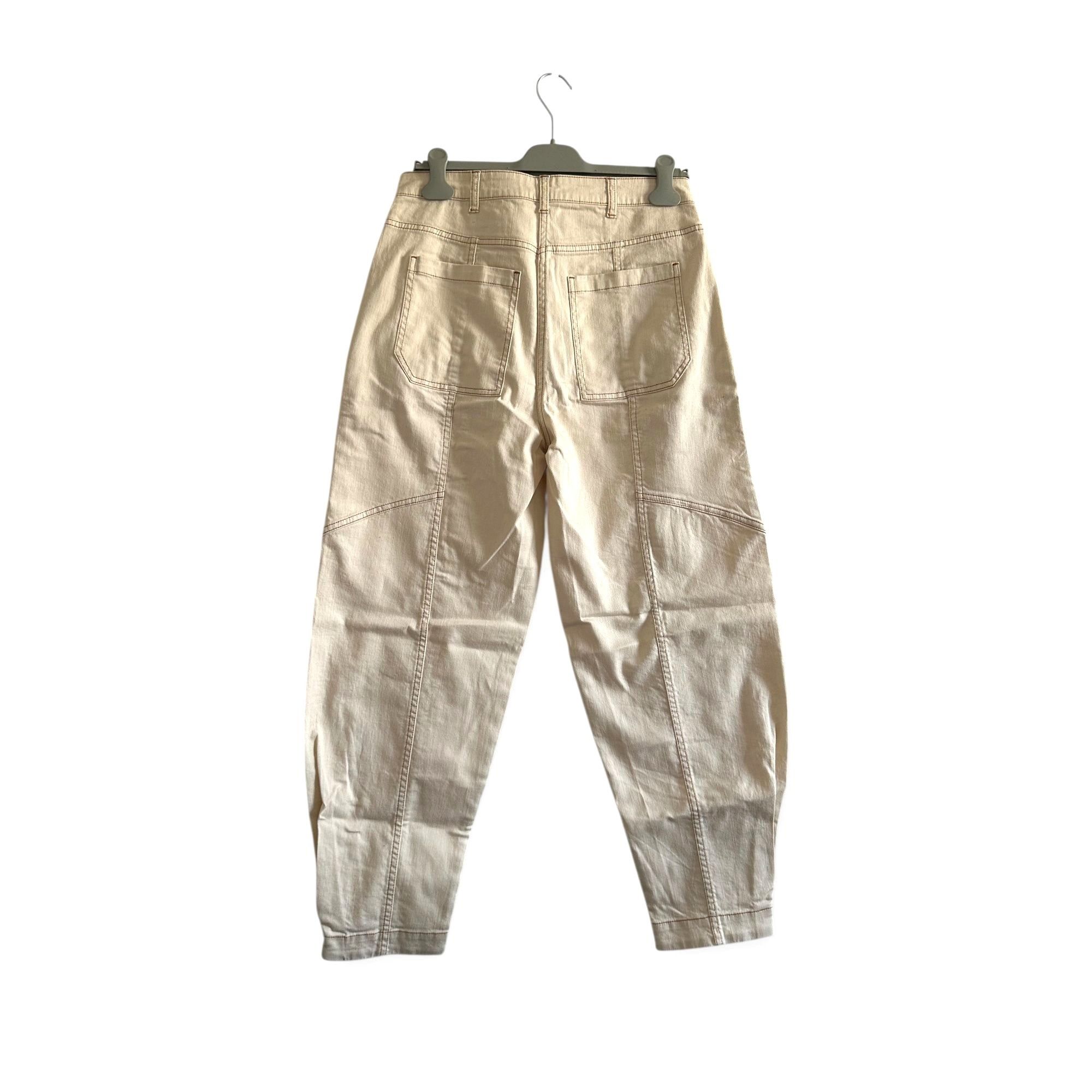 Ulla Johnson Ulla Johnson Brodie Jeans, Cream, Size 8, New with tag, MSRP Size 30" / US 8 / IT 44 - 2 Thumbnail