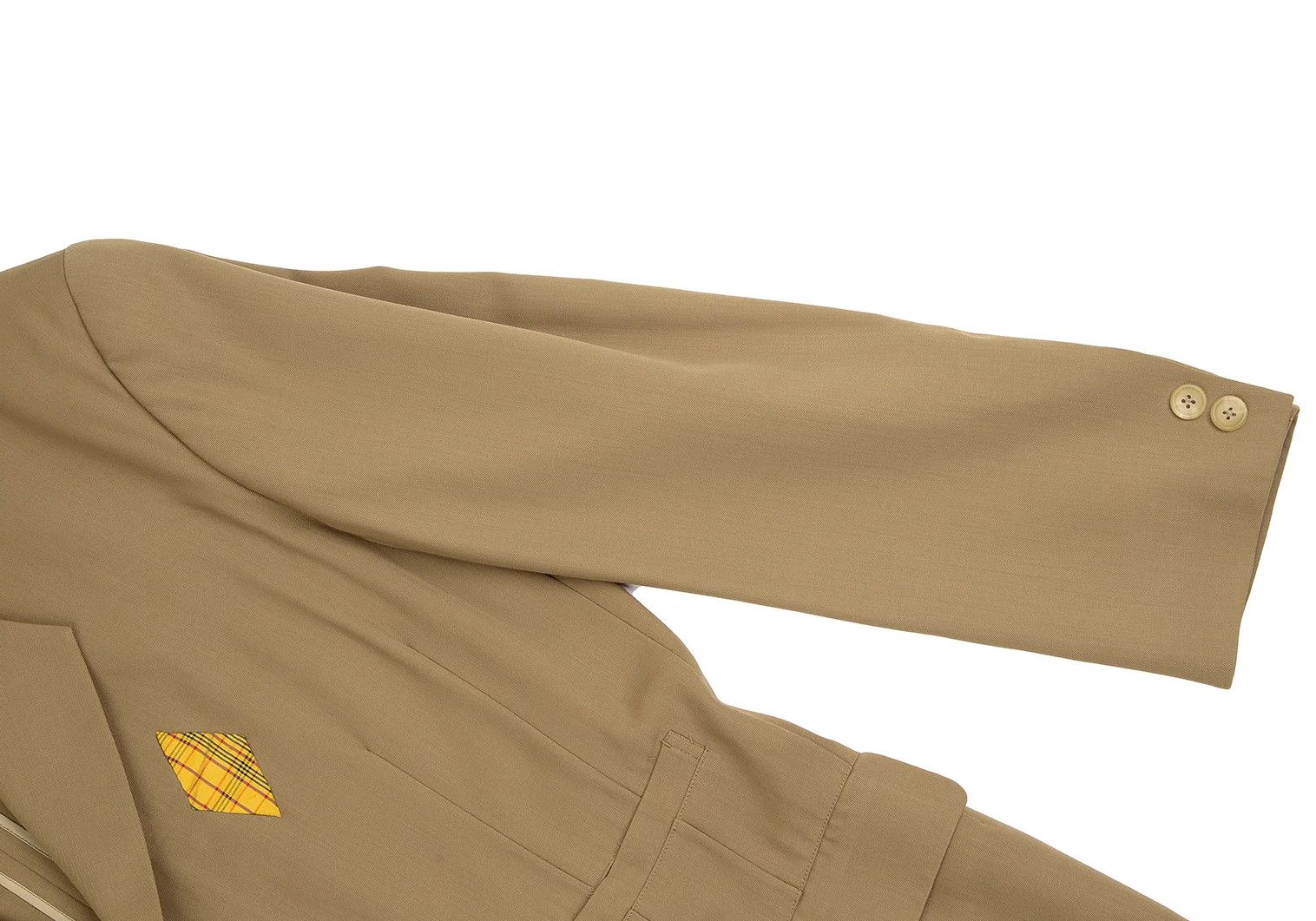 Yohji Yamamoto Yohji Yamamoto Brown Check Diamond Wool Jacket Size US M / EU 48-50 / 2 - 5 Thumbnail