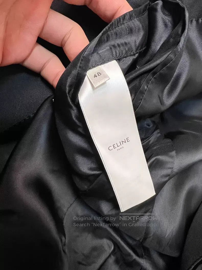 Celine CELINE Crocodile Embossed Peak Lapel Black Velvet Smoking Size US M / EU 48-50 / 2 - 6 Thumbnail