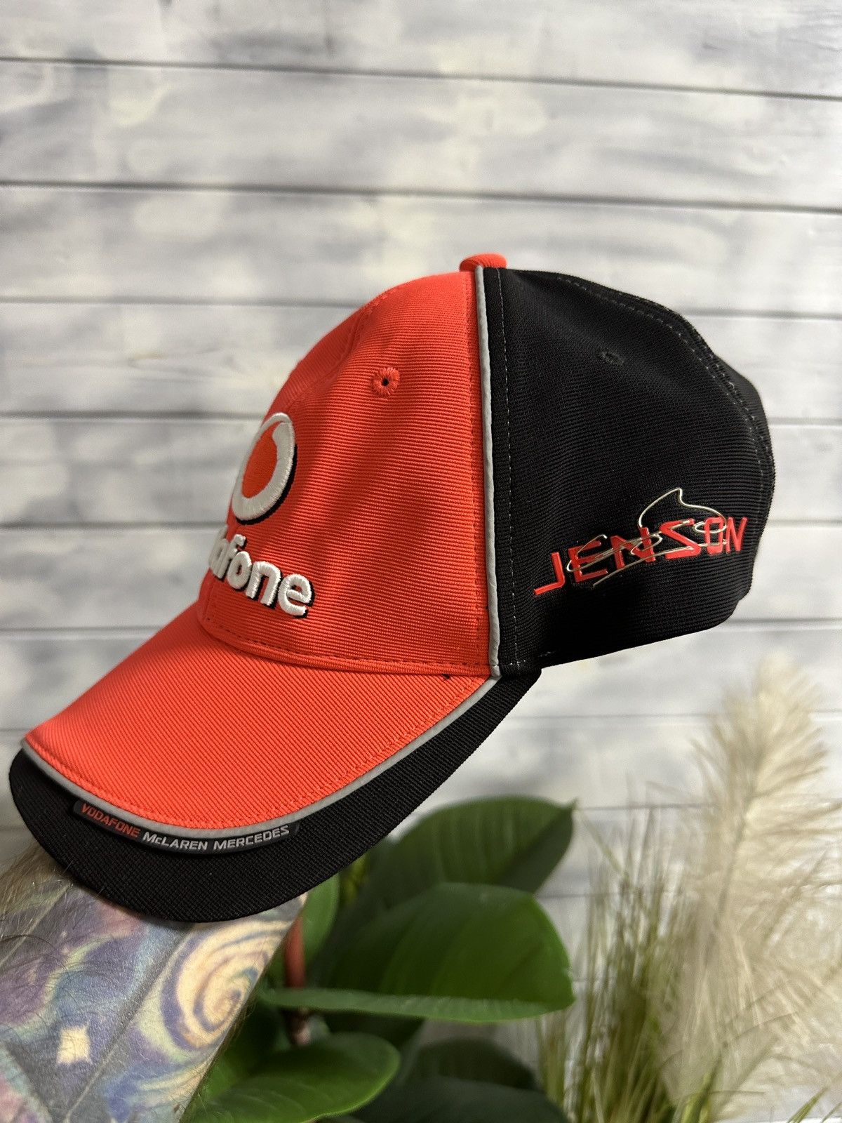 Mercedes-Benz Rare Cap Racing McLaren Mercedes Vodafone Jenson Size ONE SIZE - 2 Thumbnail
