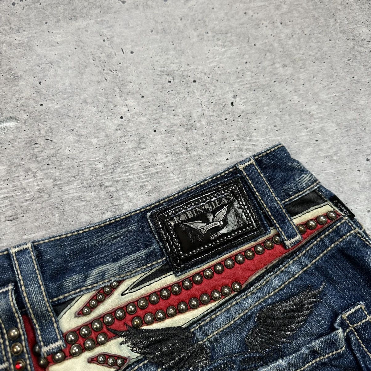 Robins Jeans Robin's Denim Jeans Union Jack Y2K Blue Men’s Size 33 Size US 33 - 23 Thumbnail