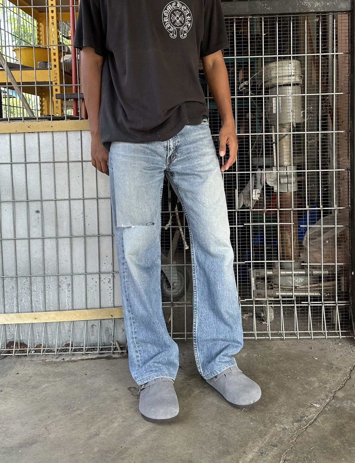 Levi's Vintage Clothing 👹Vintage Levi’s 503 Thrashed Straight Cut Jeans Size US 31 - 1 Thumbnail