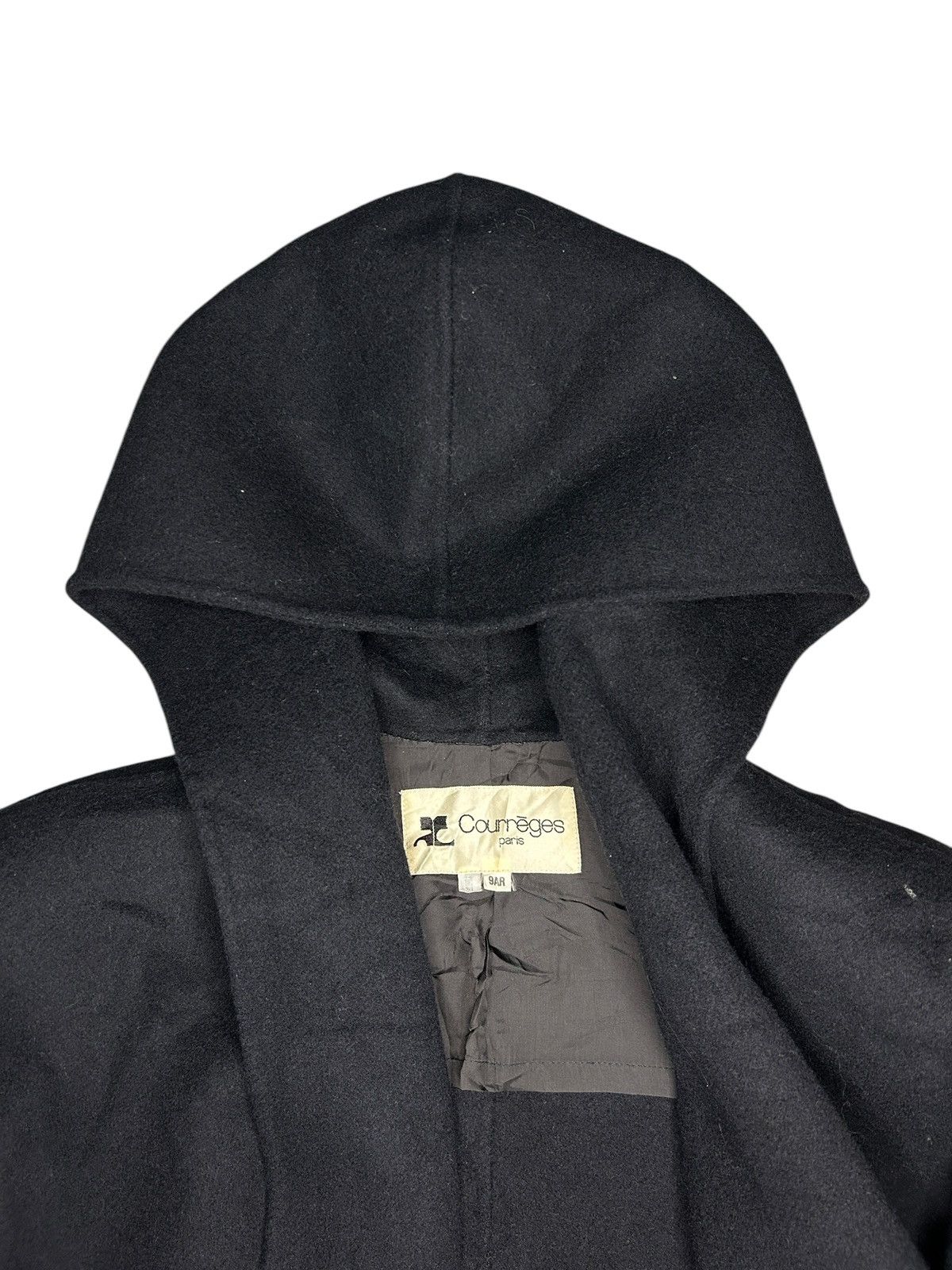 Courreges Vintage Hooded Coat Size ONE SIZE - 2 Thumbnail