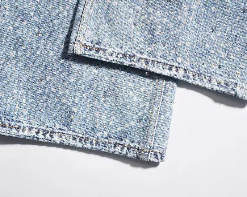 Jean Design High Street Diamond Baggy Retro Pants Jeans Size US 32 / EU 48 - 11 Thumbnail
