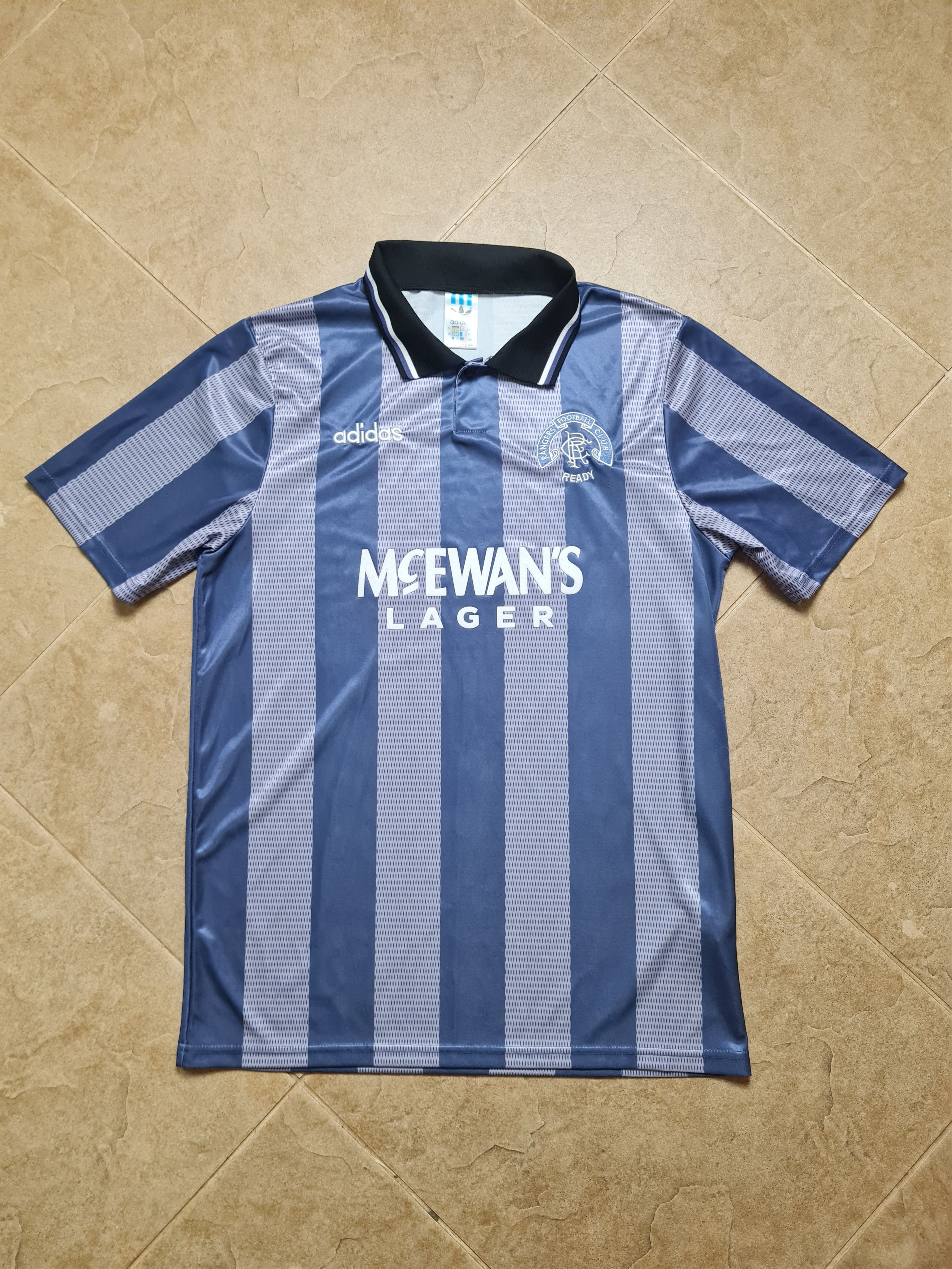 Adidas GLASGOW RANGERS 1994/1995 THIRD SHIRT SOCCER JERSEY ADIDAS L Size US L / EU 52-54 / 3 - 1 Thumbnail