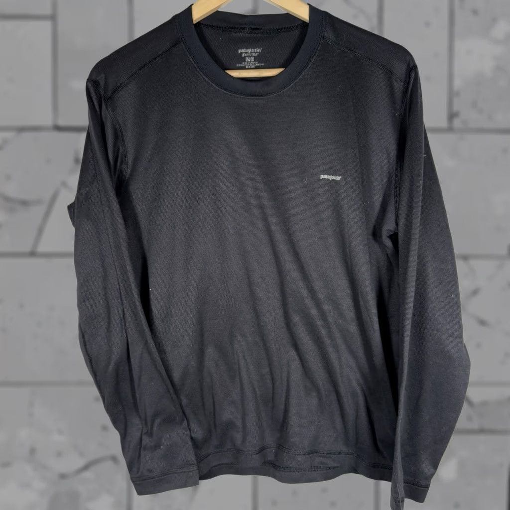 Patagonia Patagonia Black Long Sleeve Athletic Shirt Mens M Size US M / EU 48-50 / 2 - 1 Thumbnail