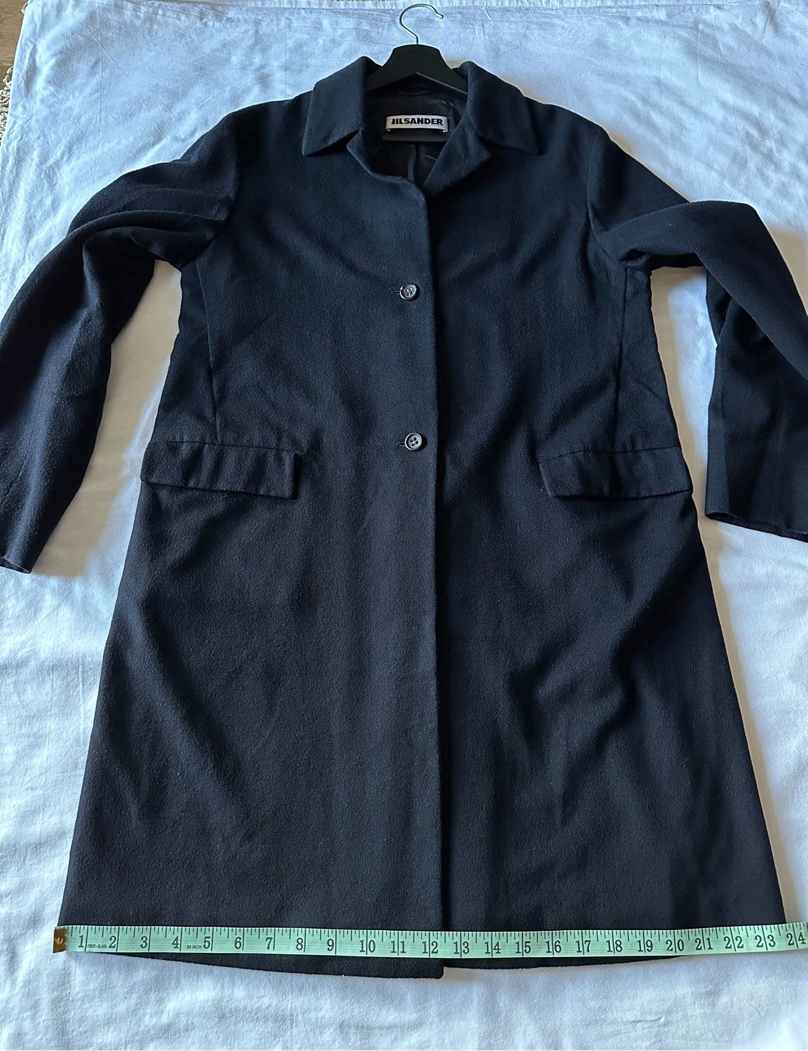 Jil Sander JIL SANDER Cashmere 100% Dark Blue Women Coat Size 34 Size XXS / US 00 / IT 34 - 14 Thumbnail