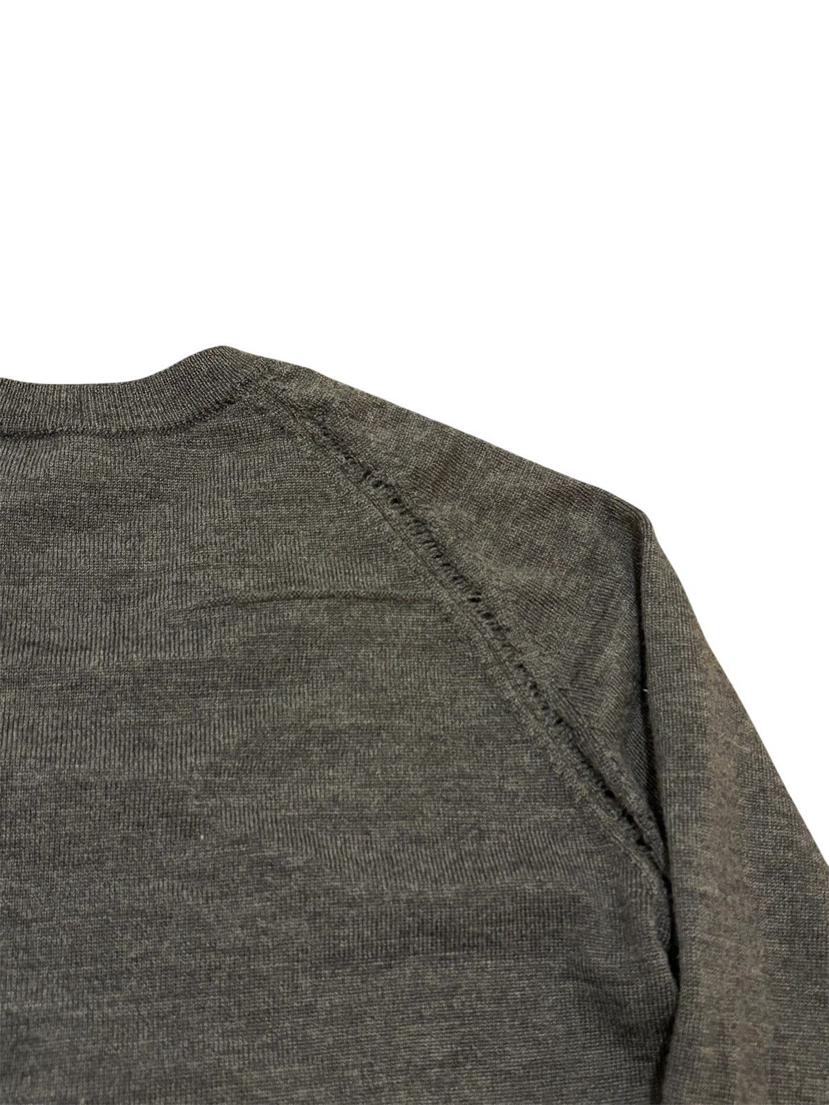 Dior Dior Homme AW09 Distressed V-Neck Size US XS / EU 42 / 0 - 5 Thumbnail