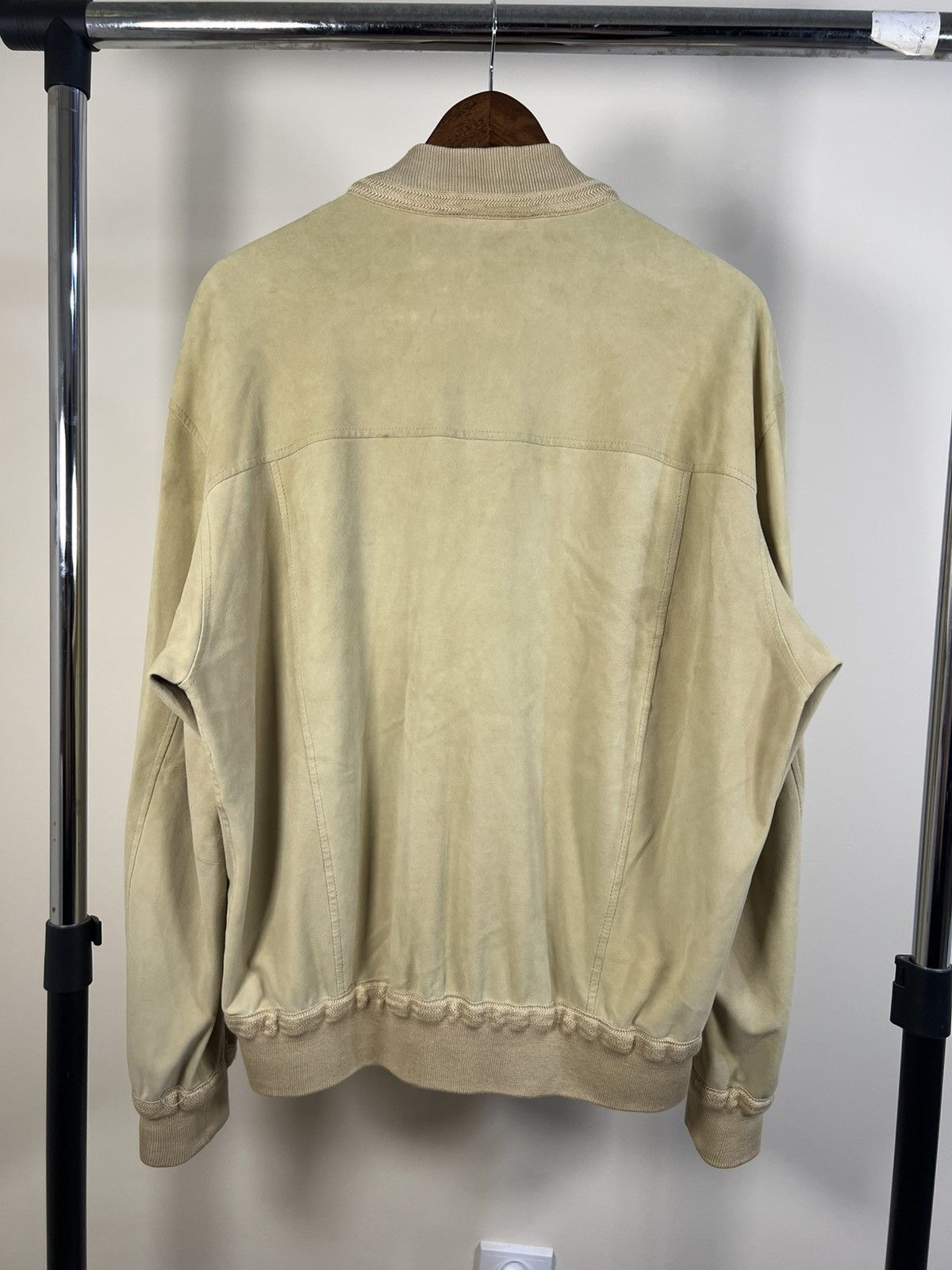 Ermenegildo Zegna Zegna Vintage Suede Leather Jacket Beige Men's Italy Size US L / EU 52-54 / 3 - 9 Thumbnail