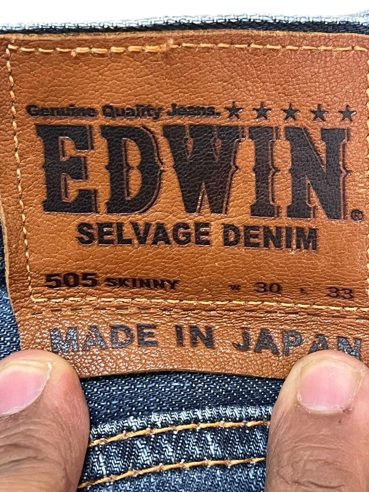 Beauty Beast × Edwin Vintage Edwin 505 Selvedge Skinny Denim Size US 30 / EU 46 - 11 Thumbnail