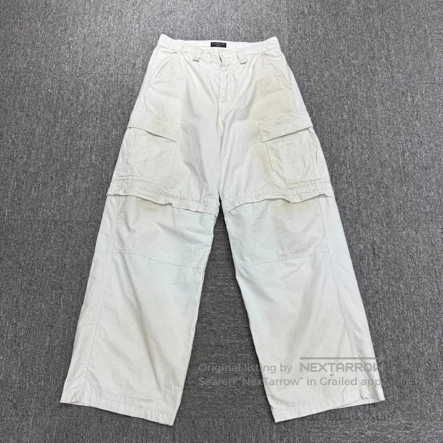 Balenciaga Balenciaga Distressed Cargo Casual Pants. Size US 26 / EU 42 - 1 Thumbnail