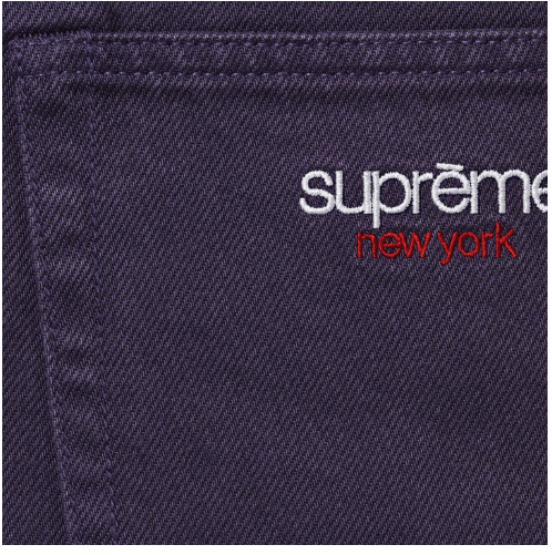 Supreme Supreme Baggy Jean FW24 Purple 32 Size US 32 / EU 48 - 3 Thumbnail