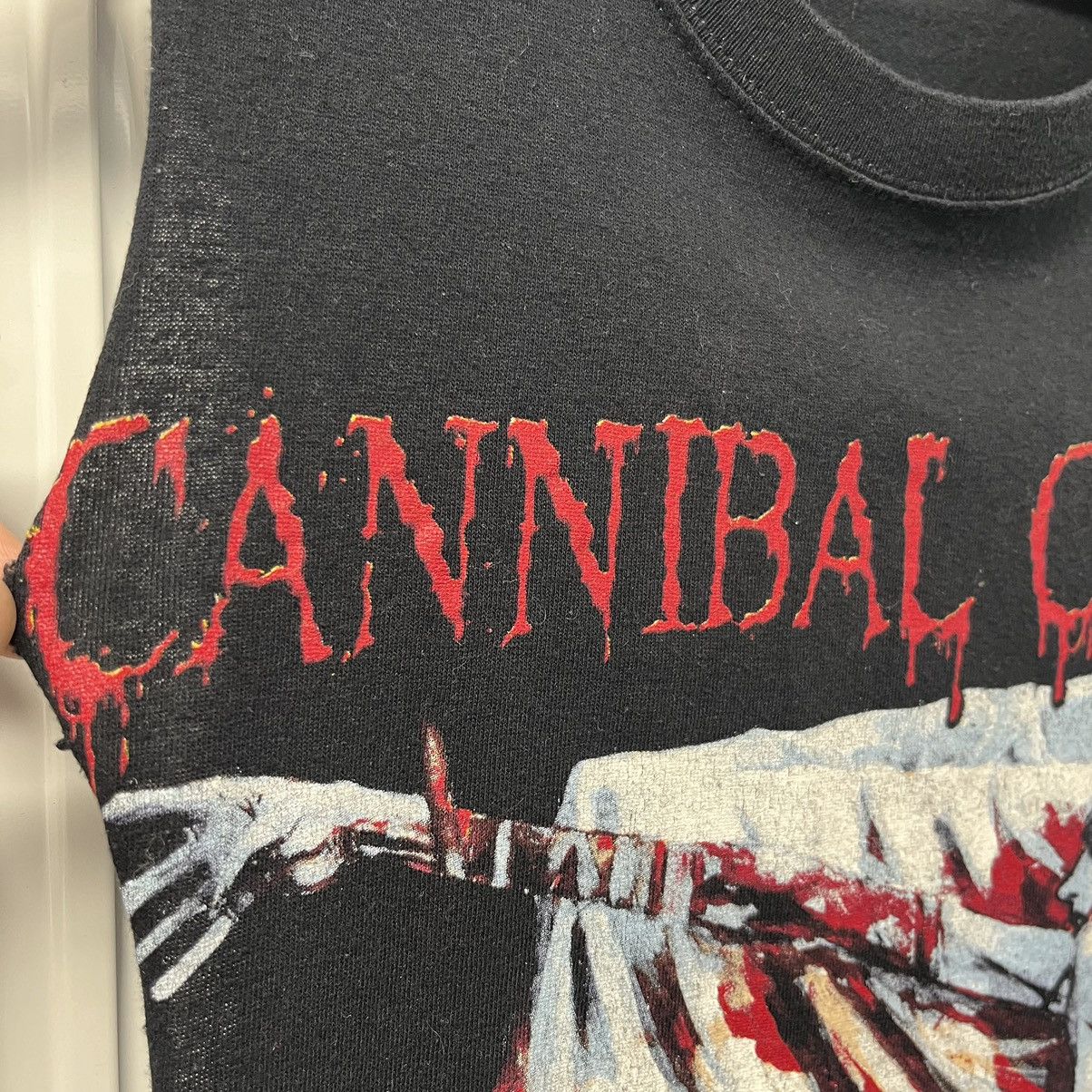 Band Tees × Vintage Vintage Y2K Cannibal Corpse 2002 Band Tee Metal Hardcore Size US S / EU 44-46 / 1 - 5 Thumbnail