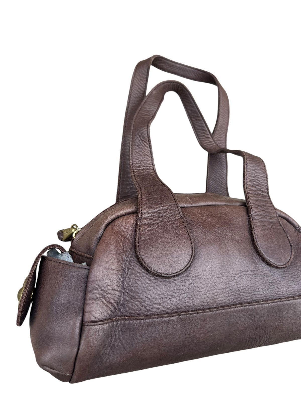 Leather Selvedge Japan Patina Real Leather Cargo Bag Size ONE SIZE - 8 Thumbnail