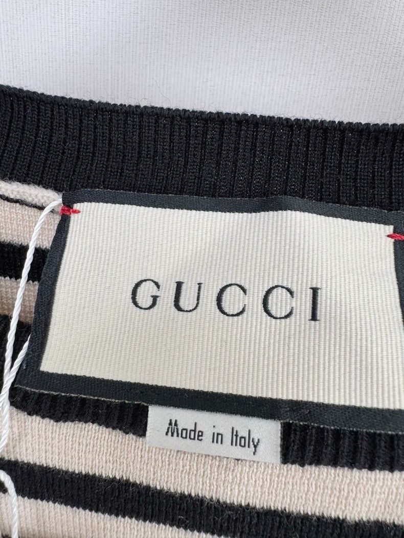 Gucci Gucci Wool Striped Dress Size S-2505 Size S / US 4 / IT 40 - 3 Thumbnail