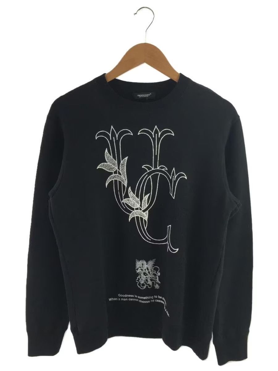image of Undercover Aw19 Cherub Crest Sweatshirt in Black, Men's (Size Medium)