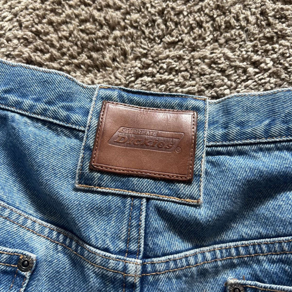 Dickies × Supreme SUPREME X DICKIES Washed Indigo double knee jeans Size US 36 / EU 52 - 4 Thumbnail