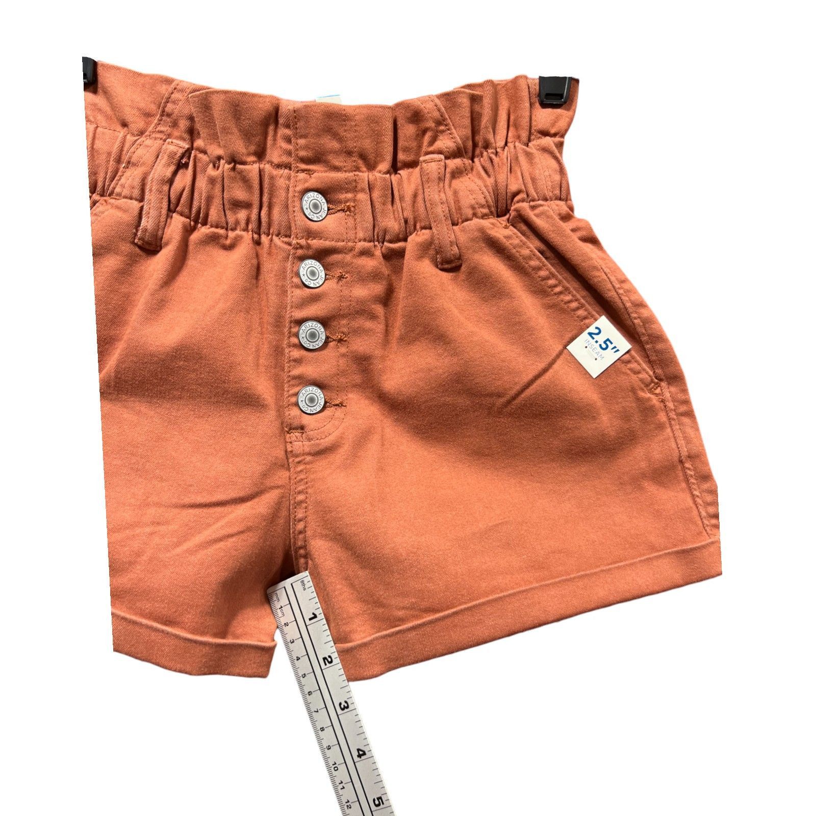 Arizona Jean Co. Arizona - Women's High Rise Denim Short - Brown - 5 Size 26" / US 2 / IT 38 - 8 Thumbnail