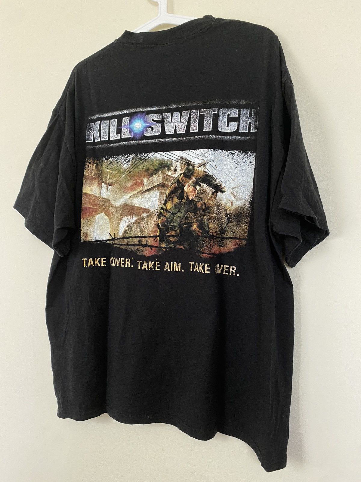 image of Vintage Vtg!! Kill Switch Game By Namco Tee in Black, Men's (Size XL)