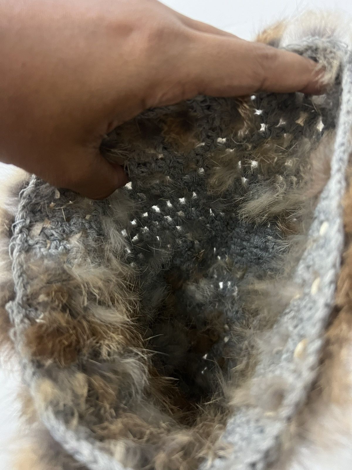 Japanese Brand Mohair Faux Fur Hat Size ONE SIZE - 12 Thumbnail