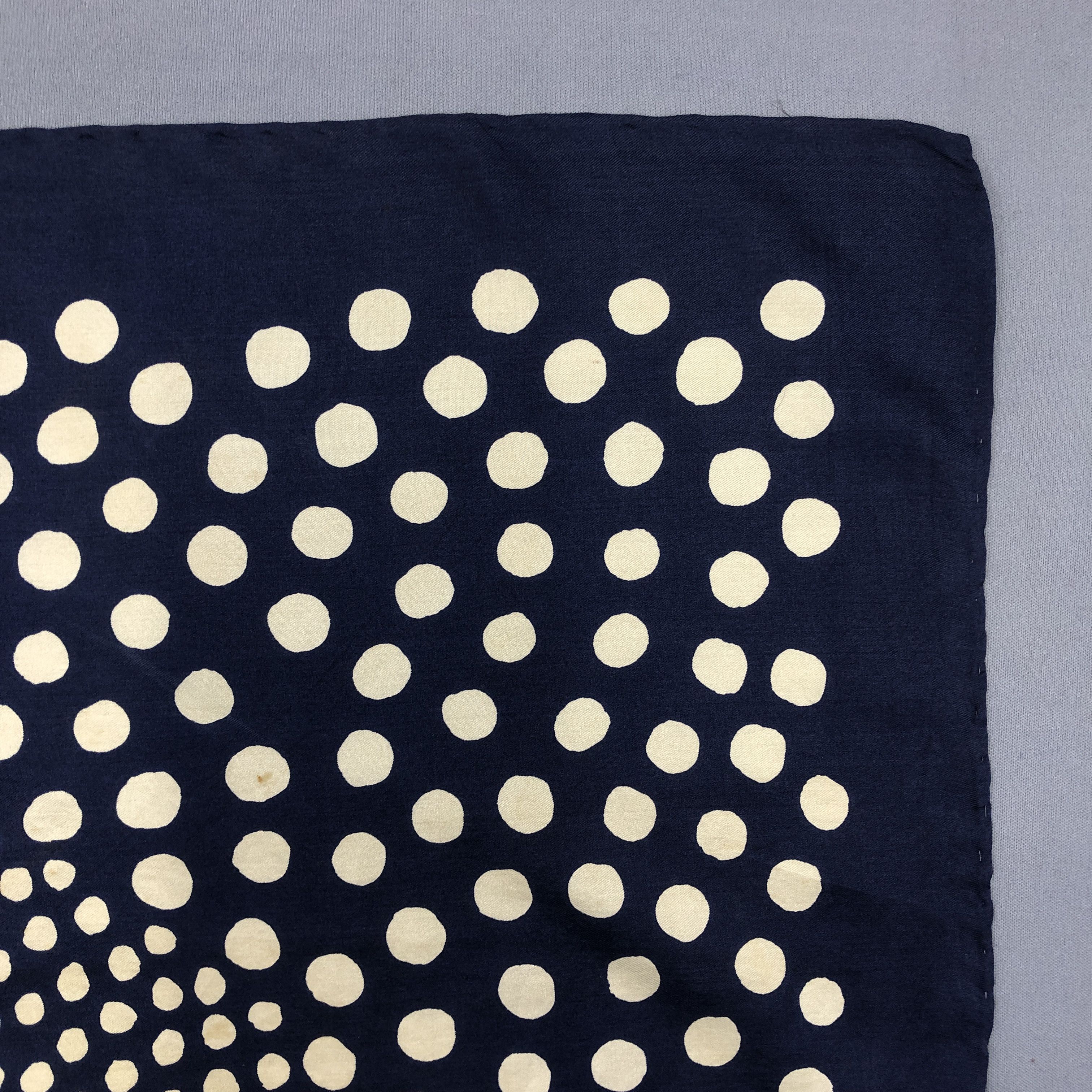 Other × Vintage Vintage Echo SILK Scarf Polka Dot Twill Stole Wraps Scarves Size ONE SIZE - 12 Thumbnail