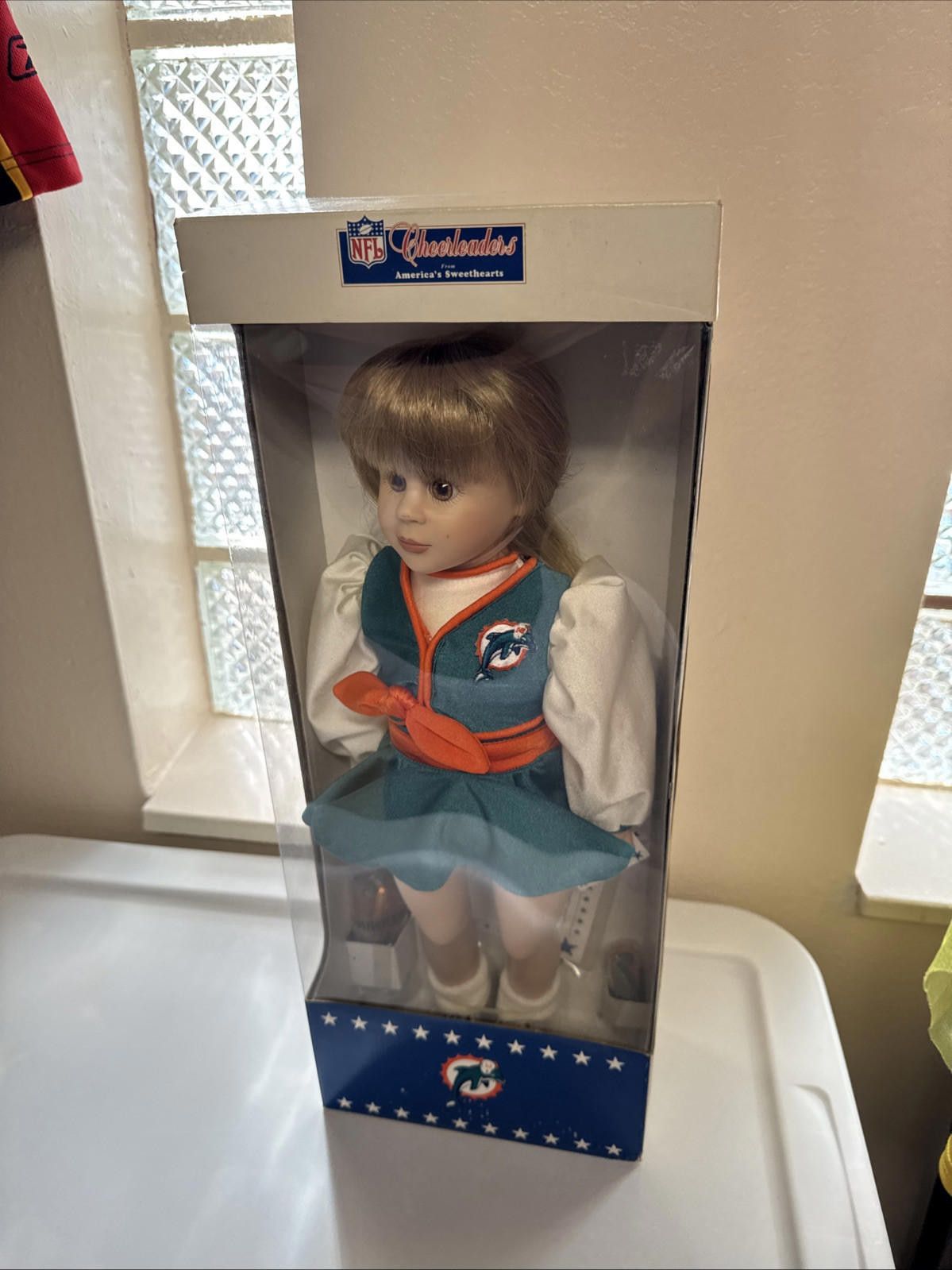 NFL Miami Dolphins Cheerleader Doll-America Sweethearts-Caroline Size ONE SIZE - 2 Thumbnail