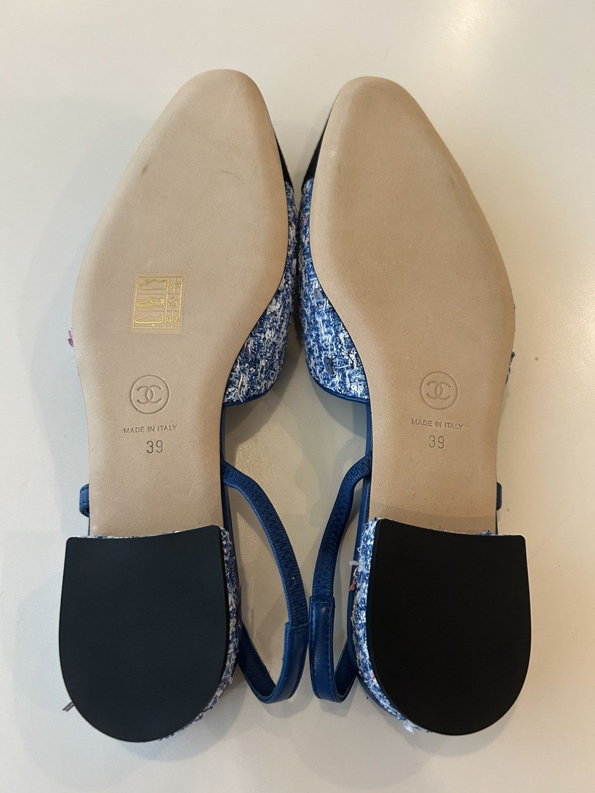 Chanel Chanel Tweed Slingback Size US 9 / IT 39 - 4 Thumbnail