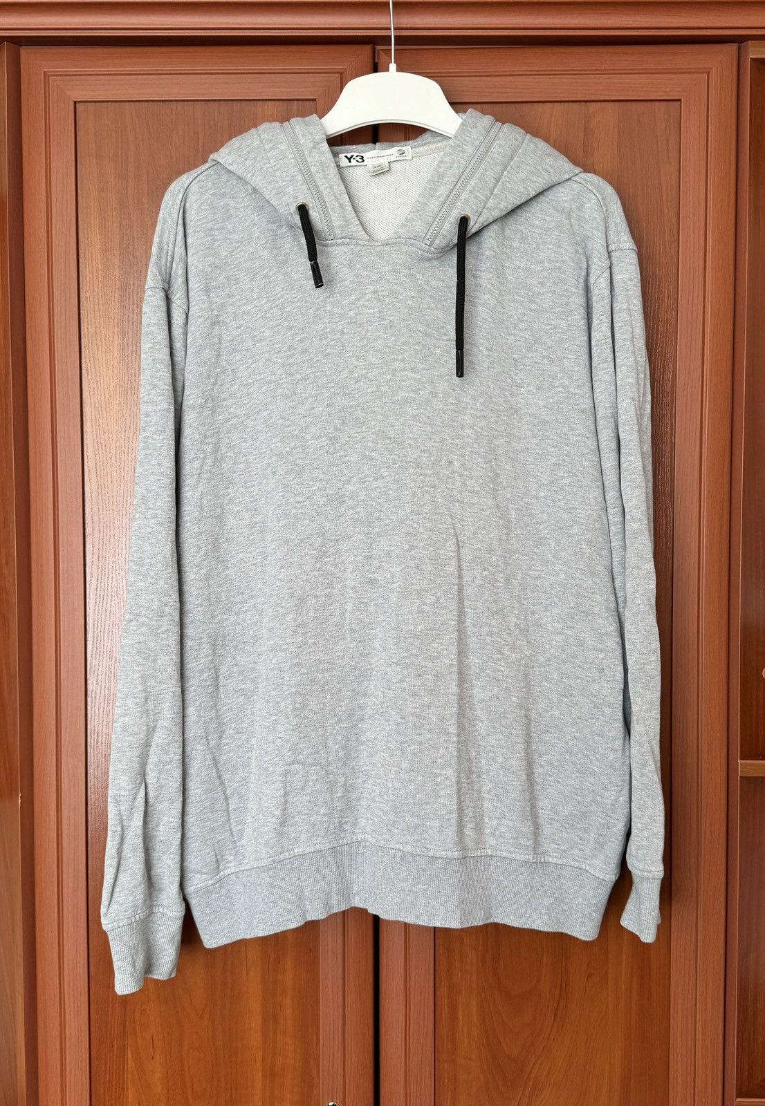 Adidas × Y-3 × Yohji Yamamoto Adidas L Y-3 Yohji Yamamoto gray hoodie sweatshirt hooded Size US L / EU 52-54 / 3 - 16 Thumbnail