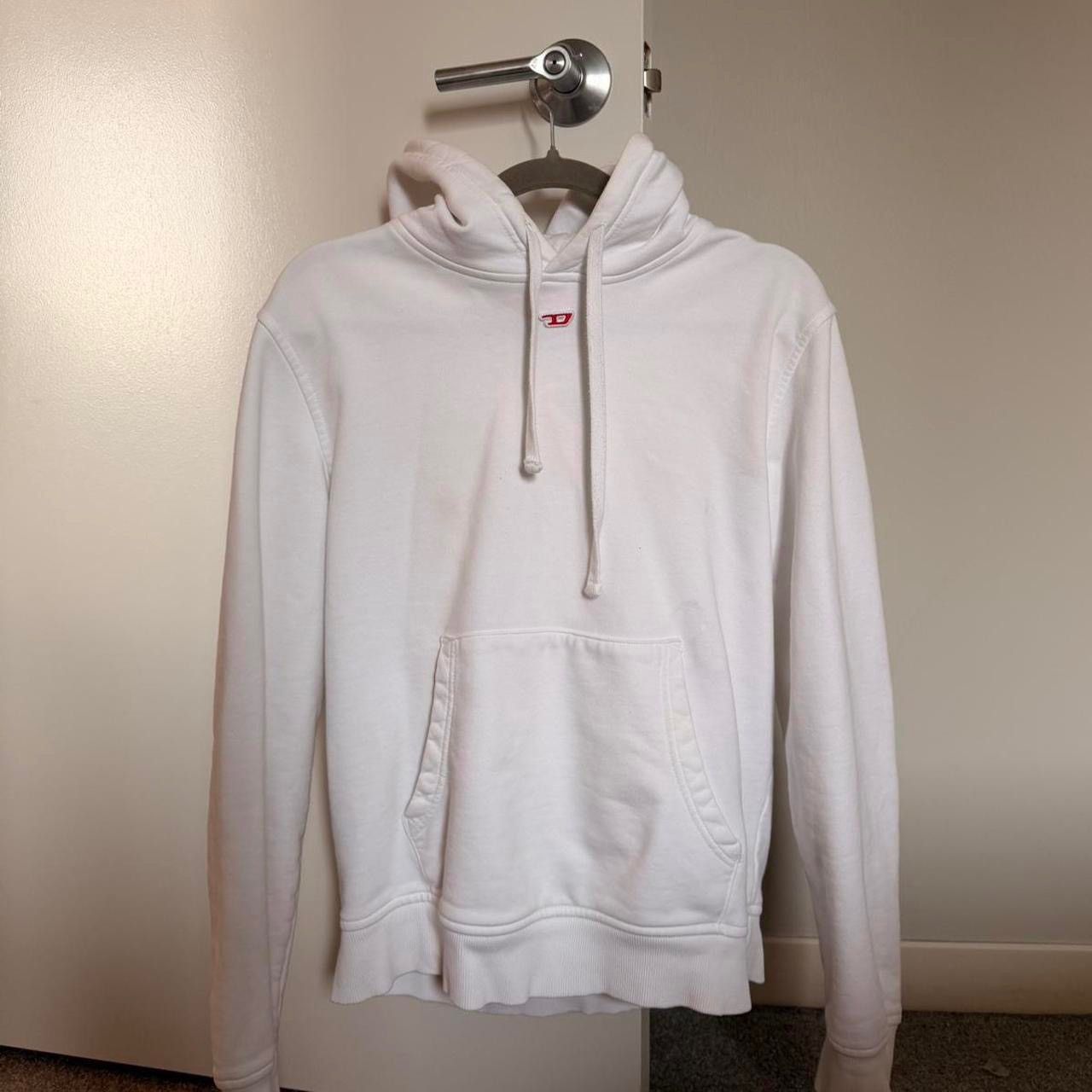 Diesel Diesel vintage basic hoodie in white Size US S / EU 44-46 / 1 - 1 Thumbnail