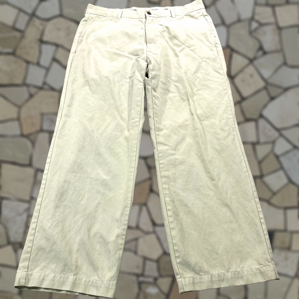 Tommy Bahama VTG Tommy Bahama Relax Pants Mens 33x27 Beige Chino Khakis Trouser Dress Casual Pants Size US 33 - 1 Thumbnail