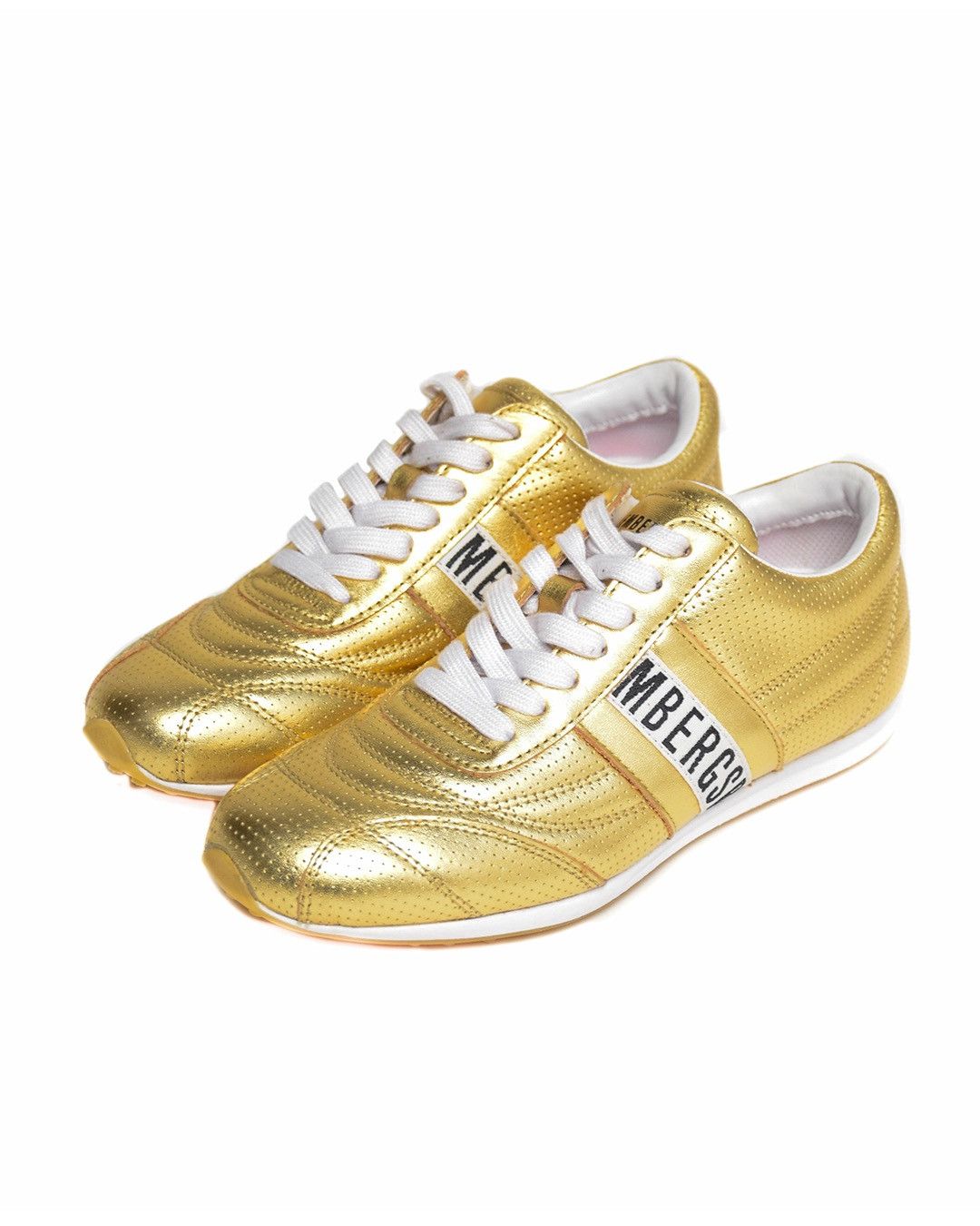 Dirk Bikkembergs Vintage Dirk Bikkembergs Gold Sneakers Size US 8 / IT 38 - 1 Thumbnail