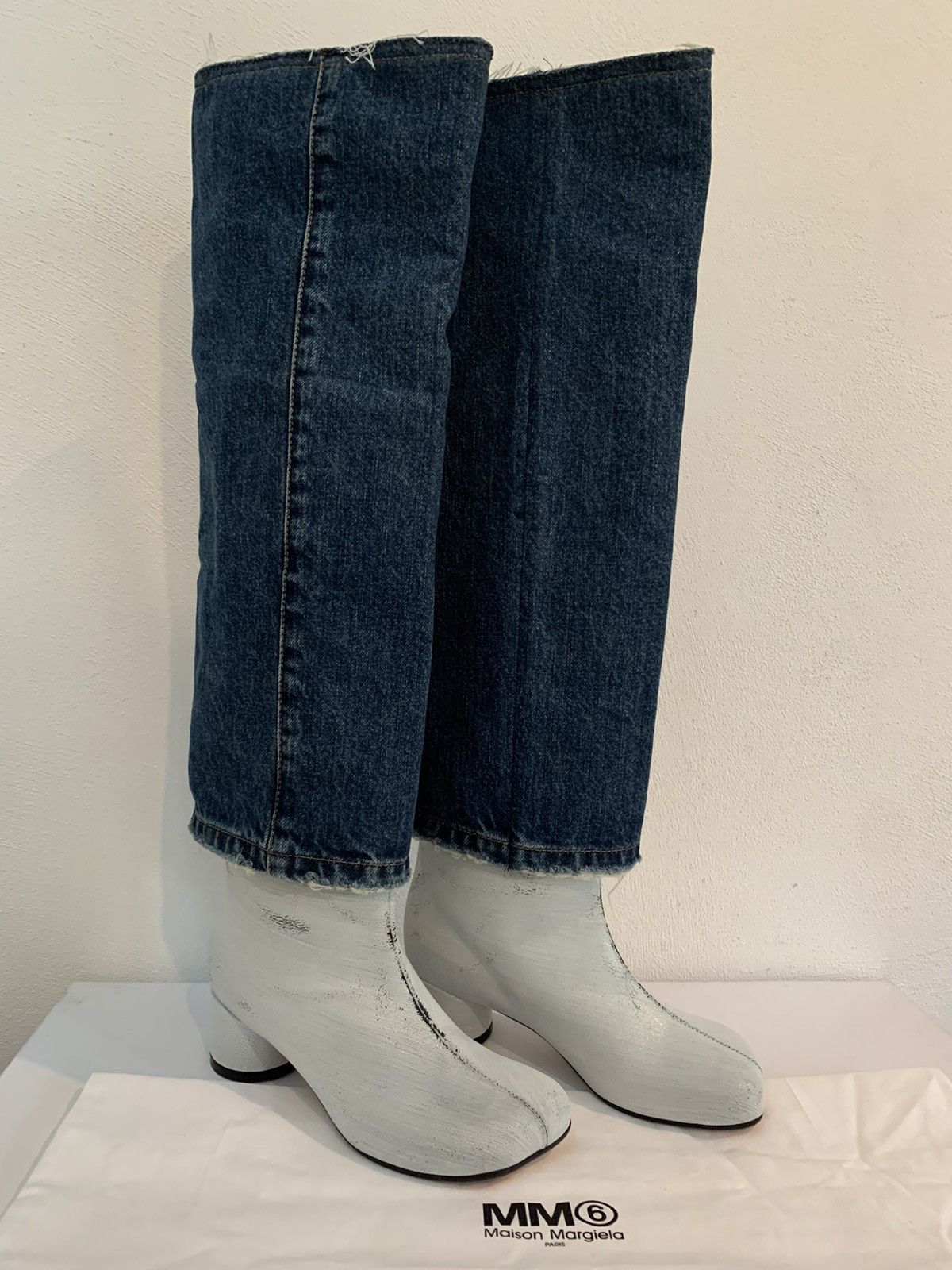 Maison Margiela Margiela Denim Boots Size US 6 / IT 36 - 9 Thumbnail