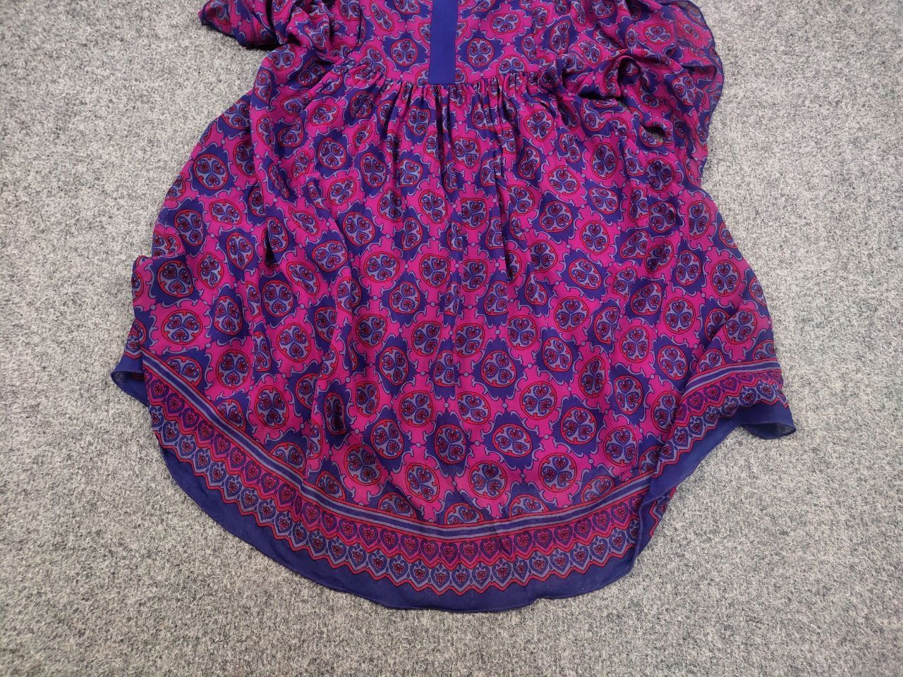 Anna Sui Anna Sui Design Mixed Art Silk Dress dolman sleeve Tunik Size M / US 6-8 / IT 42-44 - 5 Thumbnail